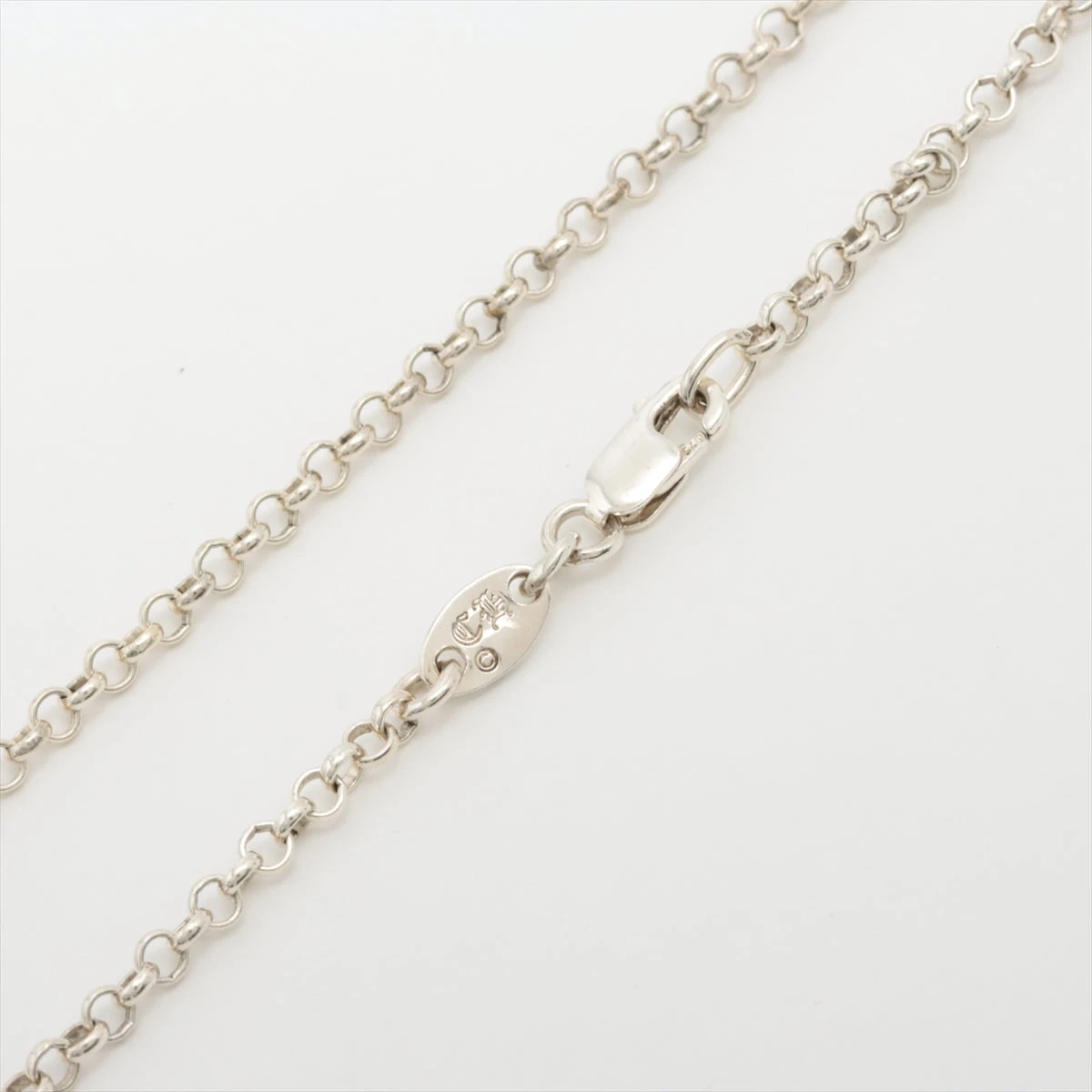 クロムハーツ ドッグタグ 925 25.6g 星条旗 ロールチェーン20