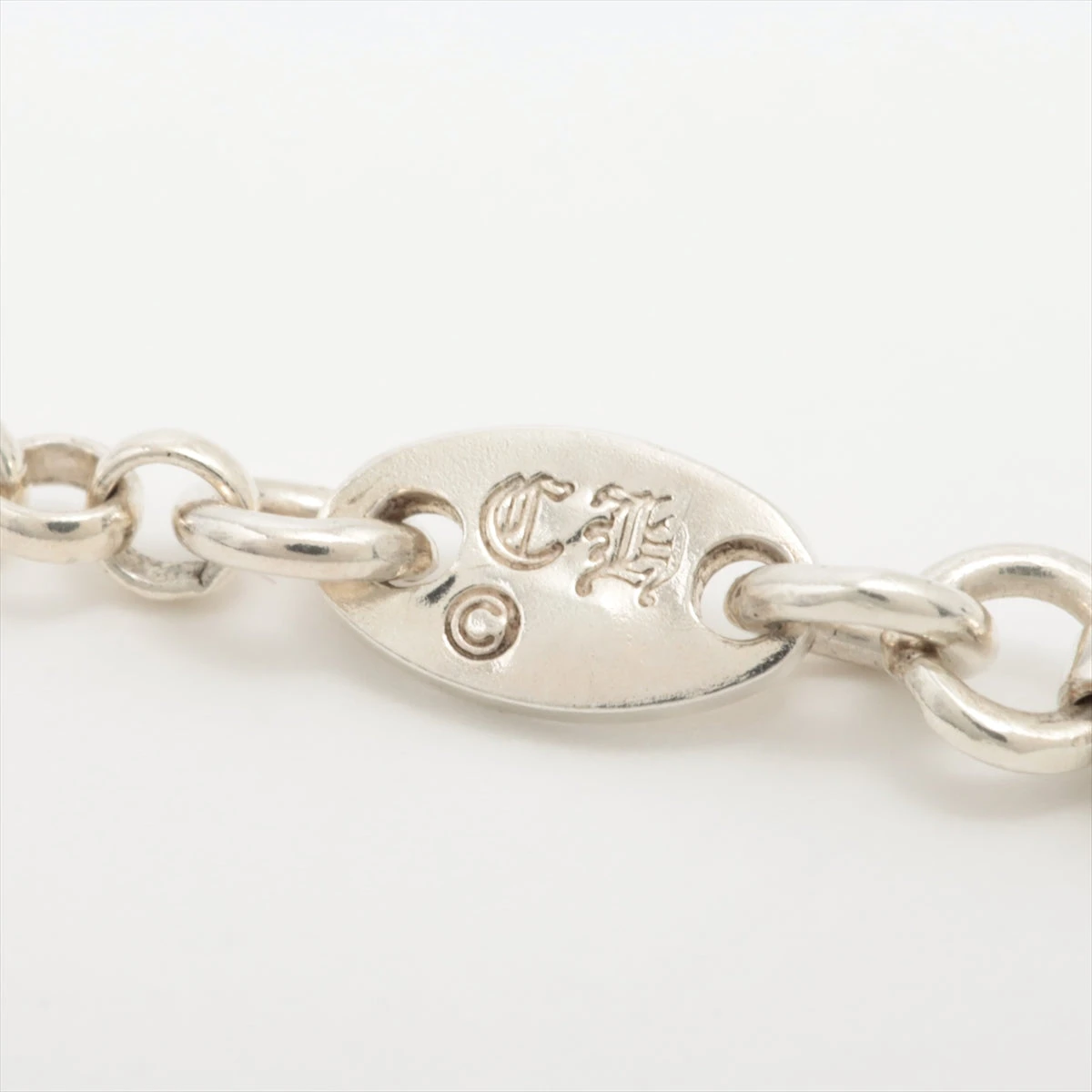 クロムハーツ ドッグタグ 925 25.6g 星条旗 ロールチェーン20