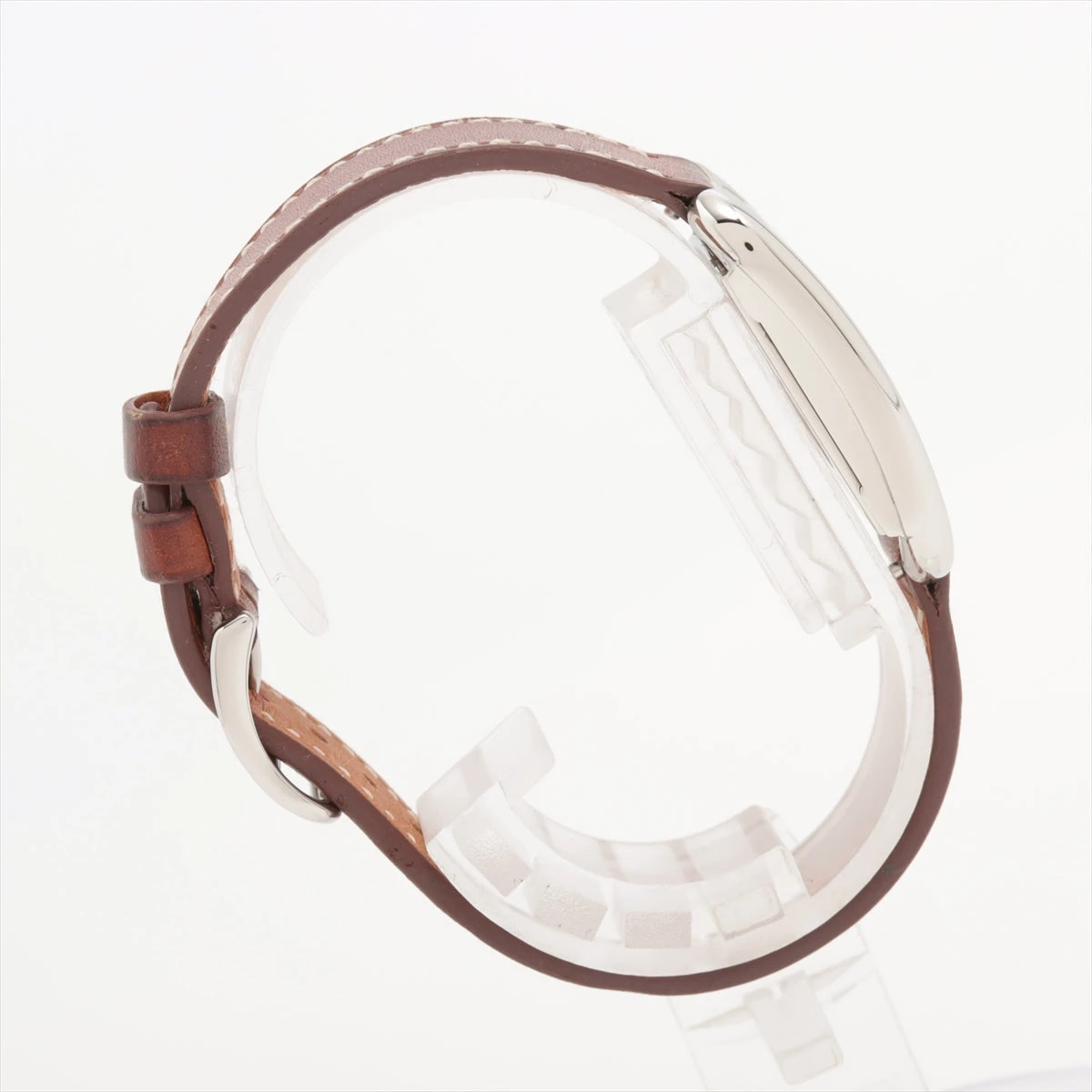 エルメス ケープコッド ドゥブルトゥール CC1.210a SS×革 QZ 白