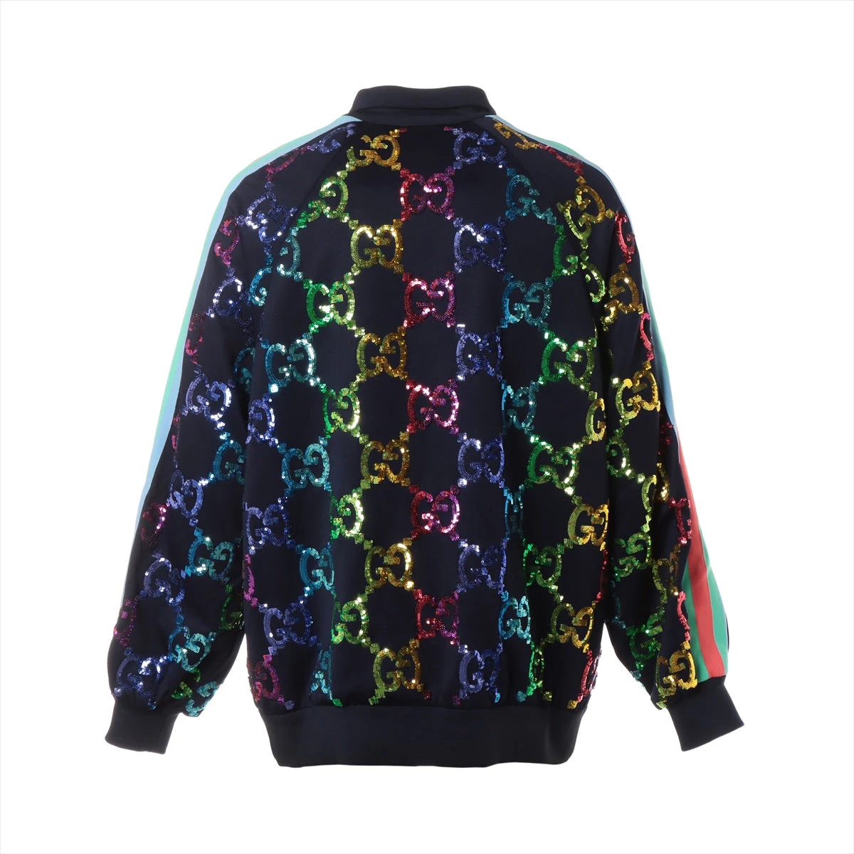 グッチ コットン×ポリエステル ジャケット L メンズ ネイビー