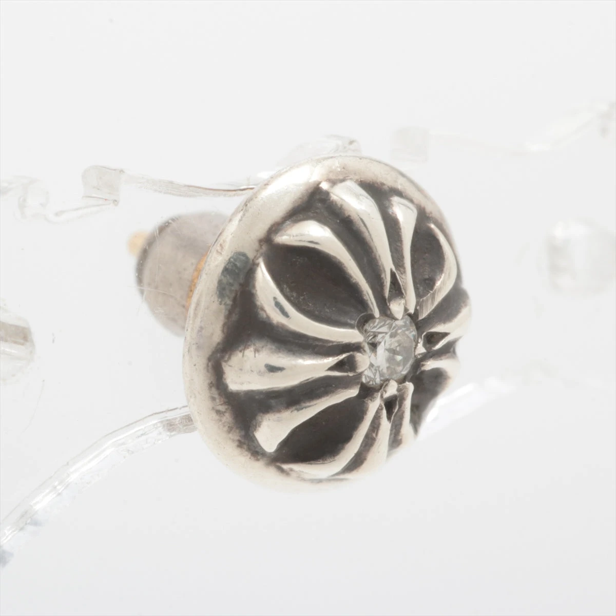 クロムハーツ STUD BALL シルバー925 ピア ス（片耳用） Chrome Hearts - CHROME HEARTS クロムハーツ STUD CRSBLL