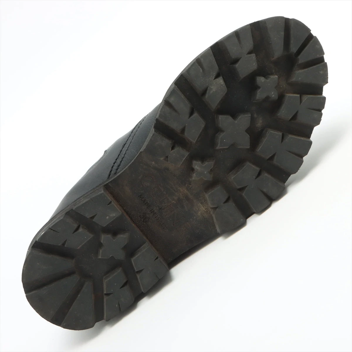 セリーヌ レザー サイドゴアブーツ 36 レディース ブラック DF1221