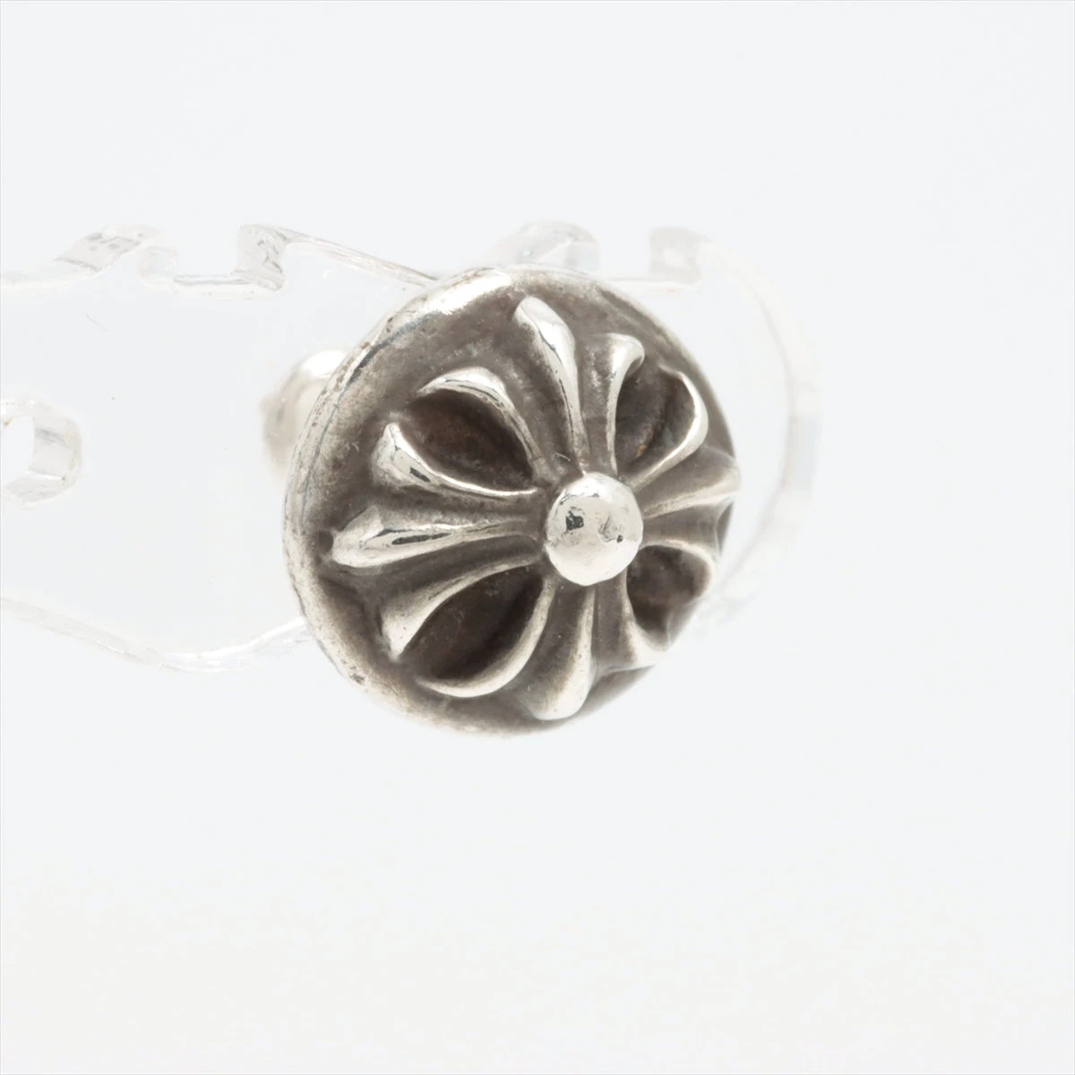 クロムハーツ クロスボール ピアス(片耳用) 925×14K 1.5g