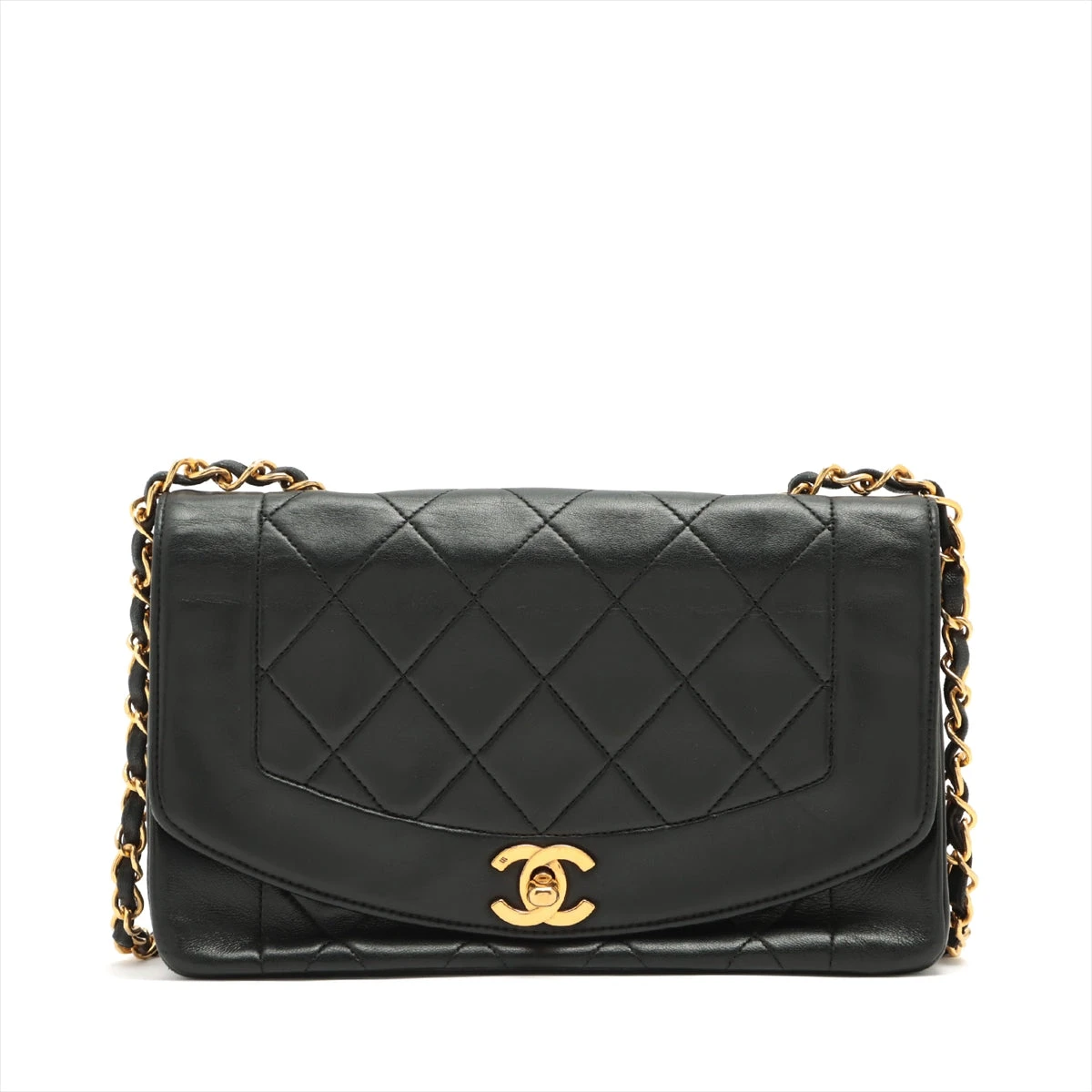 シャネル マトラッセ ラムスキン シングルフラップ シングルチェーン