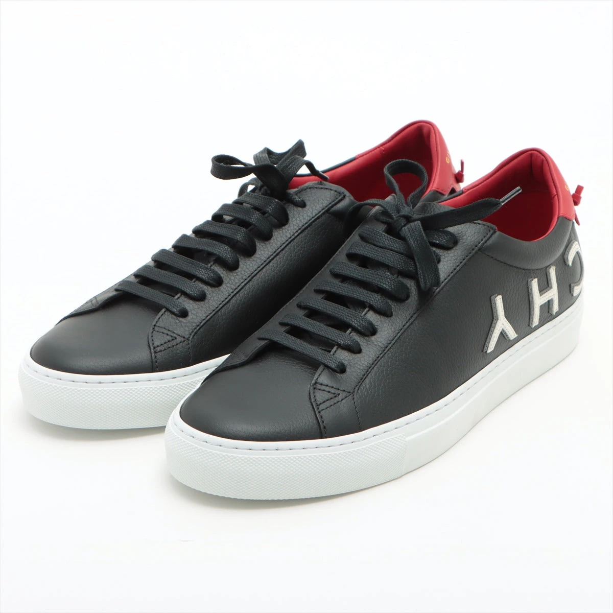 ジバンシィ レザー スニーカー 41 1/2 メンズ ブラック URBAN STREET 