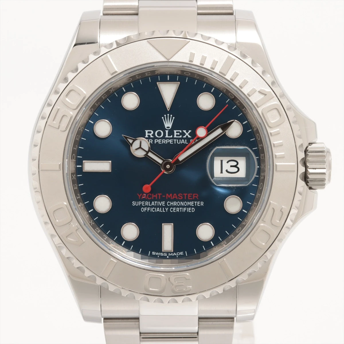 ロレックス ヨットマスター 116622 SS×PT AT 青文字盤 あまりごま2