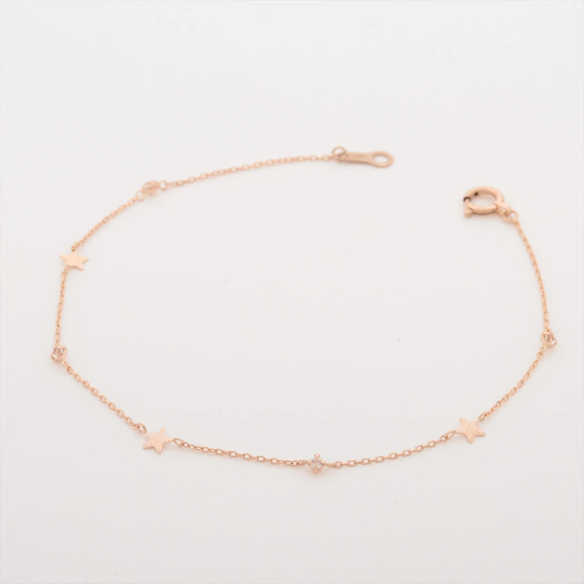 K10PG ピンクゴールド サマンサティアラ　ブレスレット Samantha Tiara サマンサティアラ K10 0.05ctダイヤ