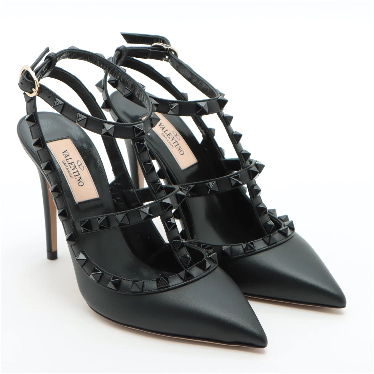 ヴァレンティノ　ロックスダッズパンプス　36 楽天市場】VALENTINO GARAVANI ロックスタッズ パンプス NERO/PO