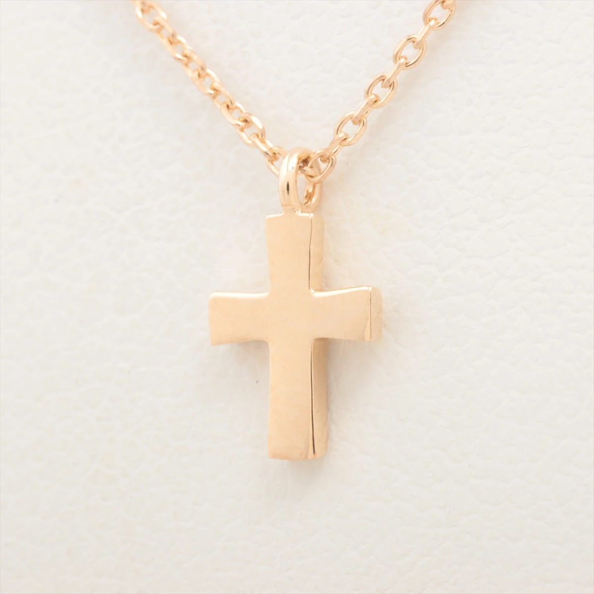 4℃ クロス ネックレス K10(YG) 1.3g A1935226｜中古ブランド品