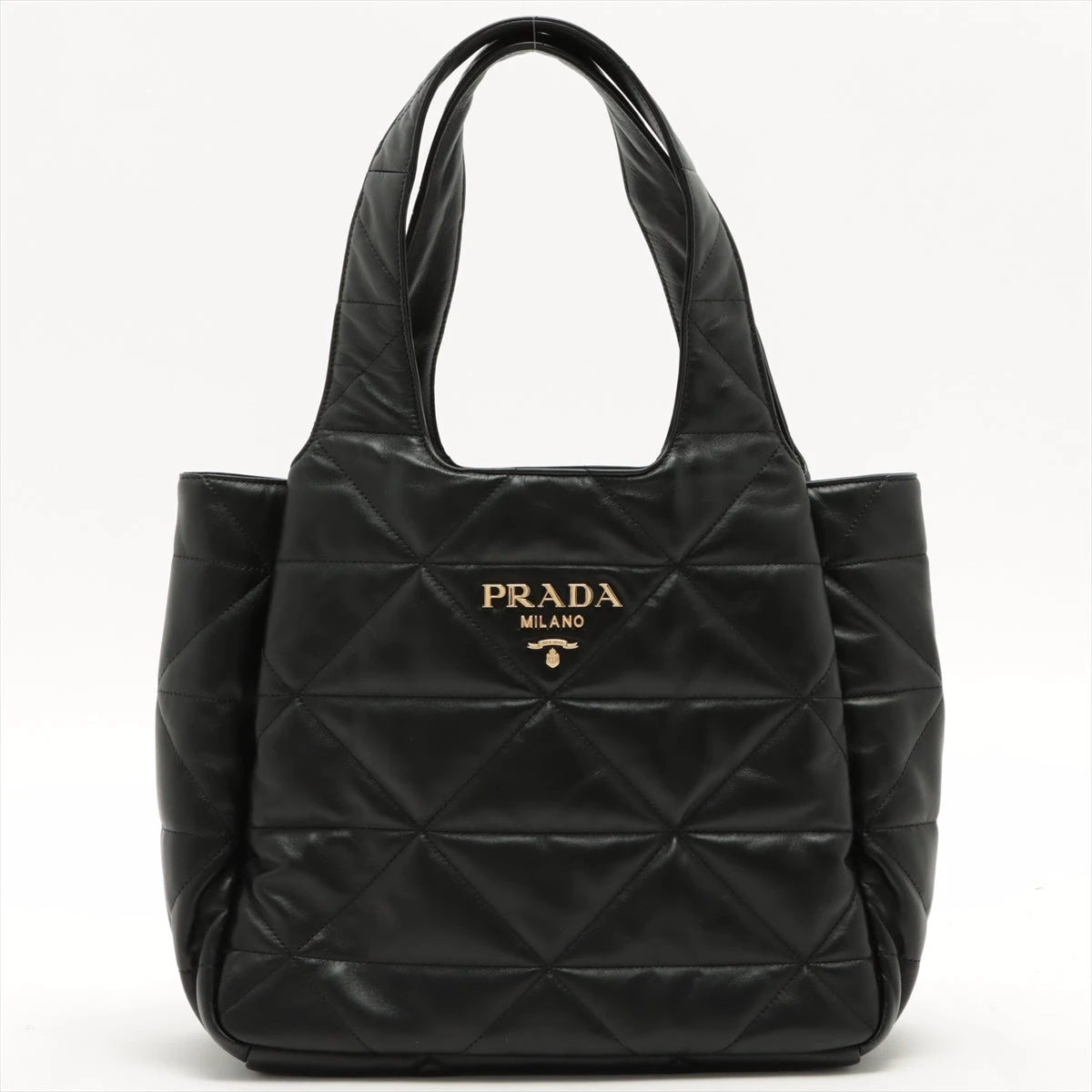 関税込み プラダ【PRADA】パッド入り ナッパレザー トートバッグ PRADA プラダ ナッパレザー トートバッグ 正規品 (PRADA/トート