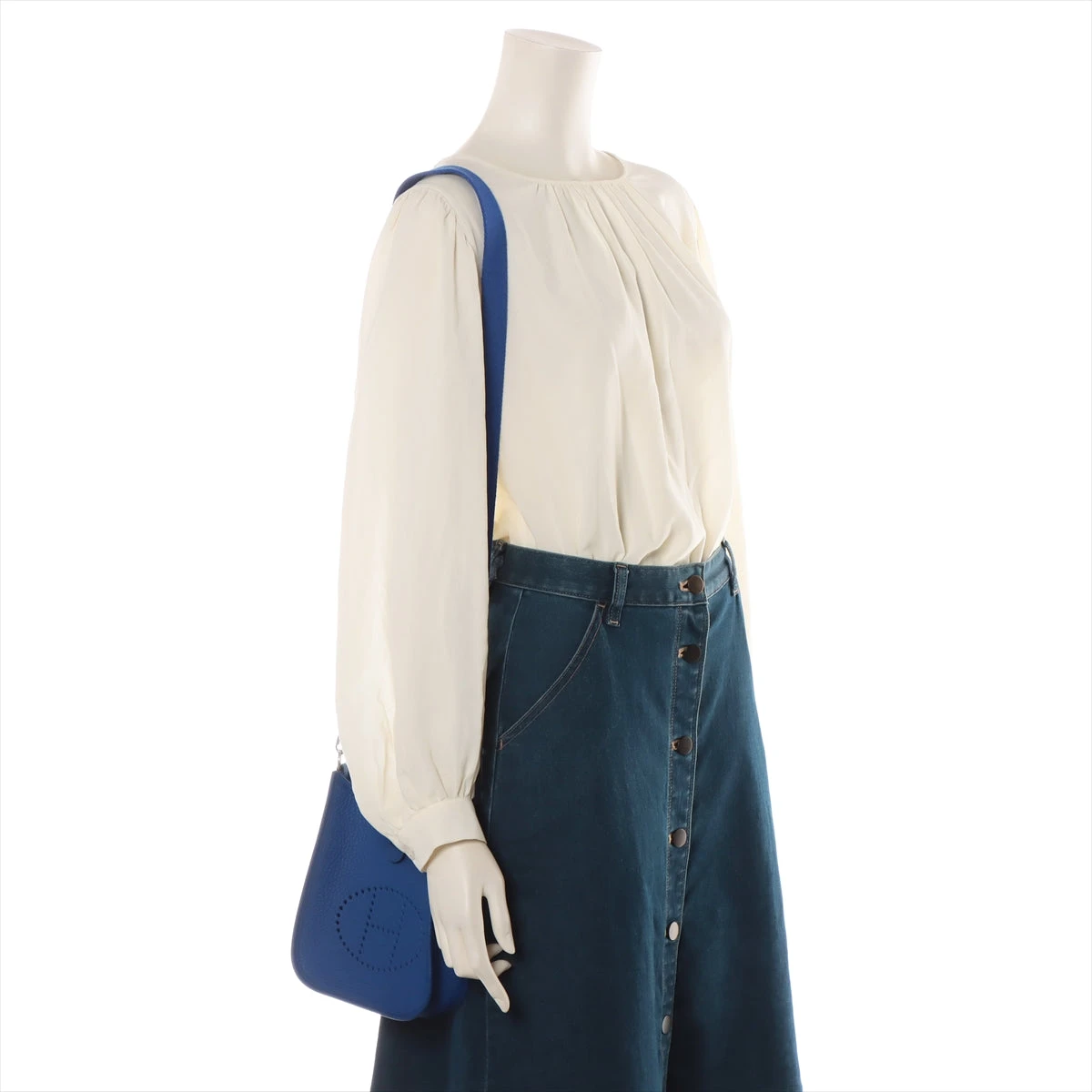 エルメス エブリンTPM トリヨンクレマンス ブルーロワイヤル