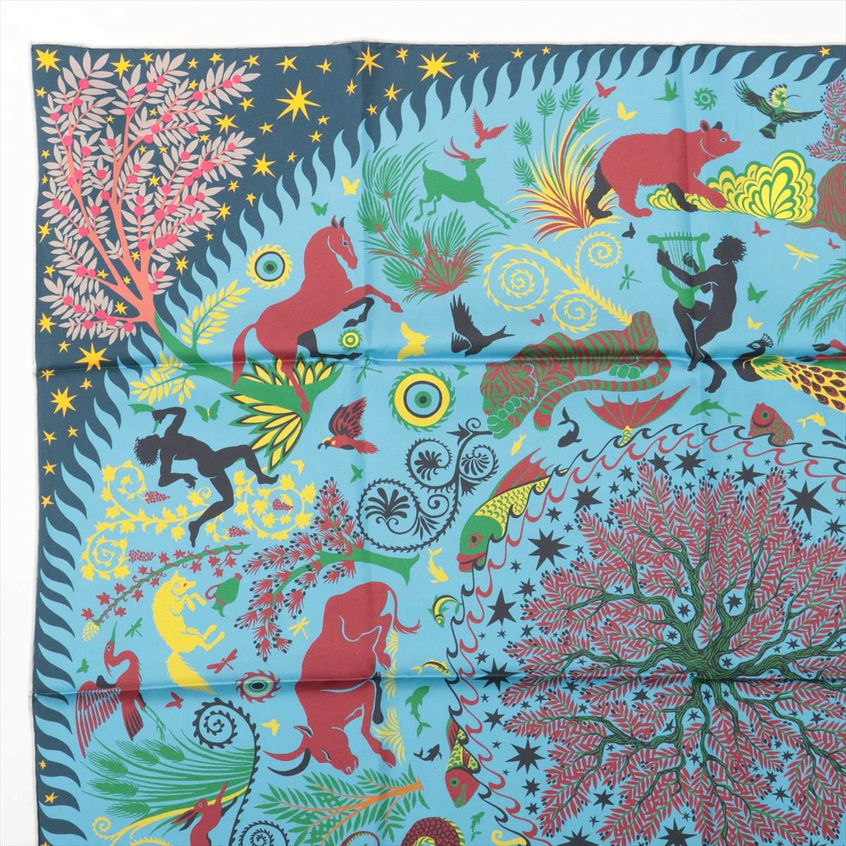 エルメス　スカーフ 90cm レア完売品‼️ 「ル・シャ・カレ」柄 HERMES 未使用 超美品 エルメス スカーフ 90 カレ 希少 レア SICHUAN