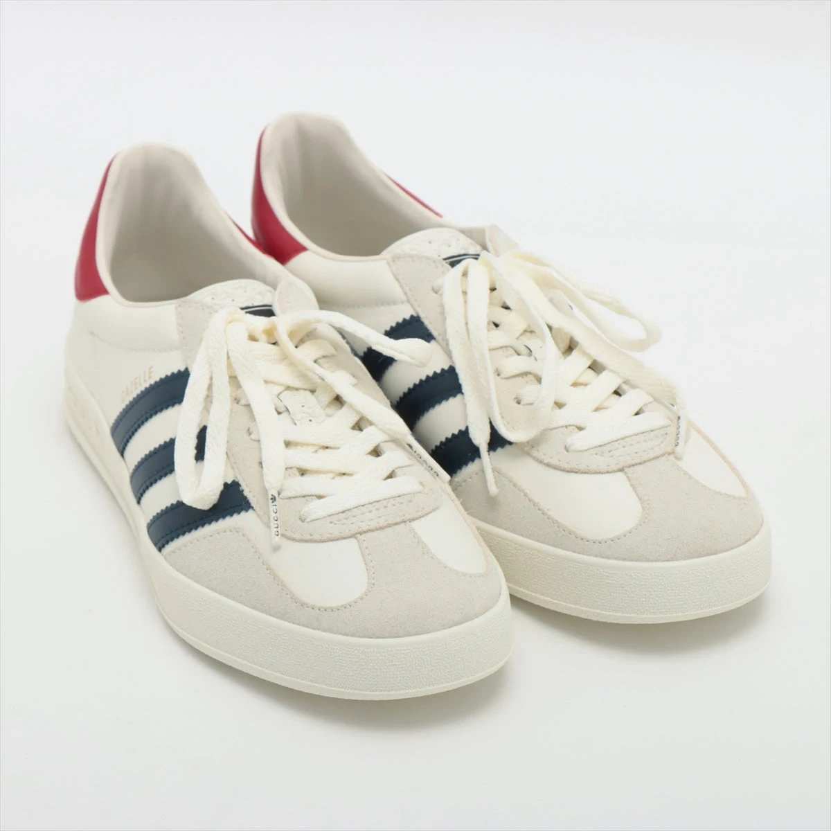 グッチ×アディダス ガゼル レザー×スエード スニーカー 26cm メンズ  