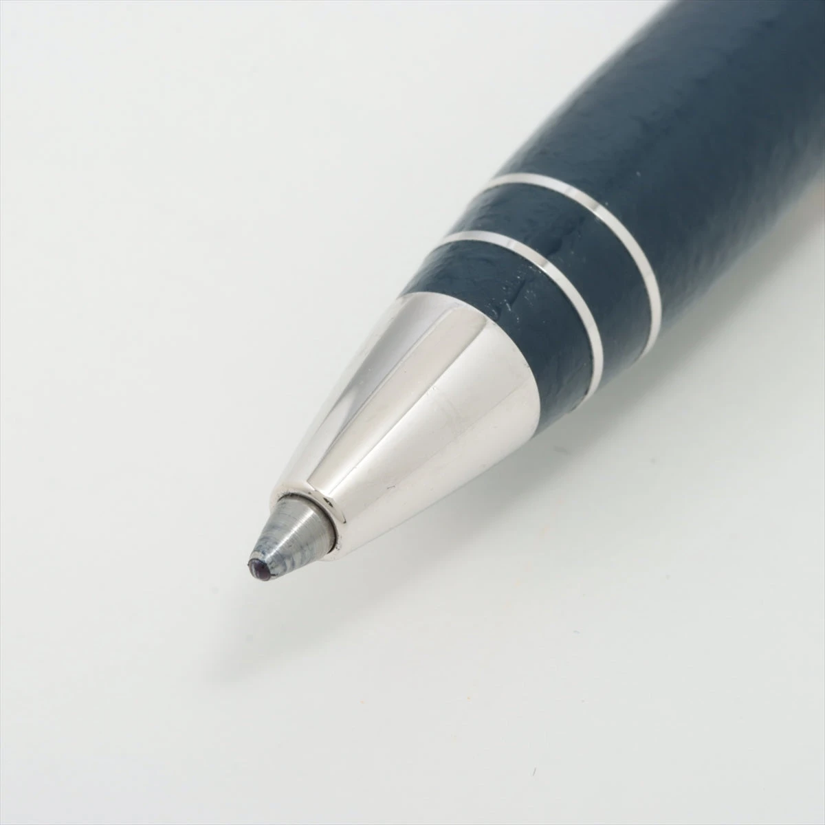 ヴィトン ドックラッカー ボールペン メタル×レザー ネイビー A1915235