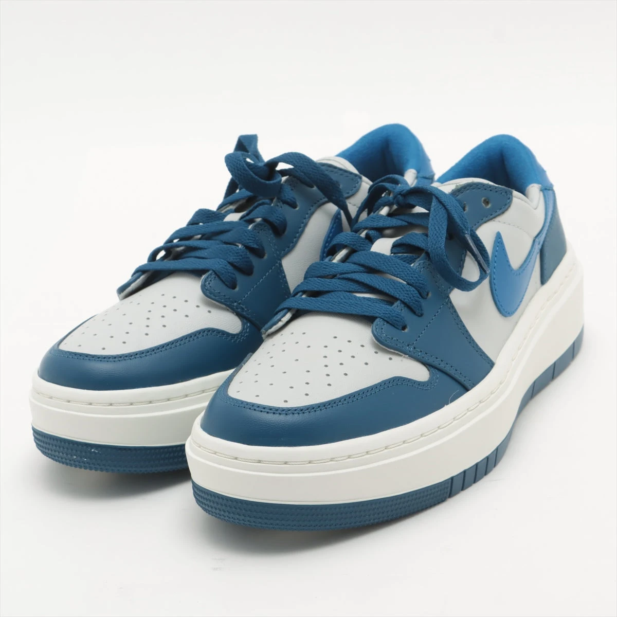 スニーカー Nike AIR JORDAN 1 ELEVATE LOW F BLUE DH7004-400 Nike Women's Air Jordan 1 Elevate Low Shoes 'Blue' (DH7004