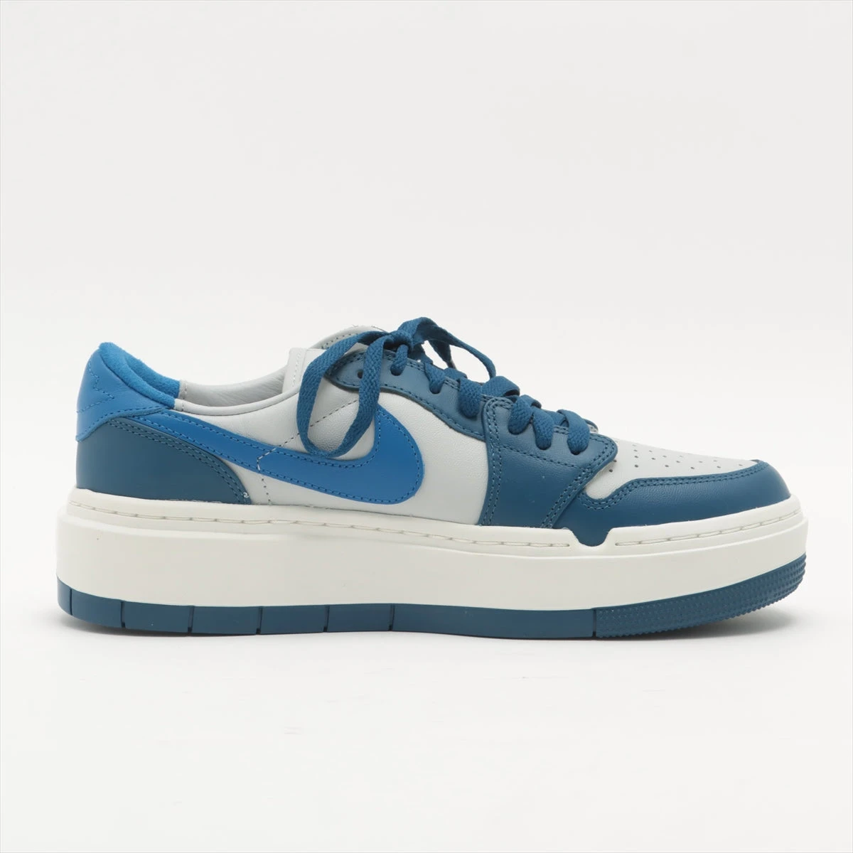 ナイキ AIR JORDAN 1 レザー スニーカー 26.5cm レディース ブルー 