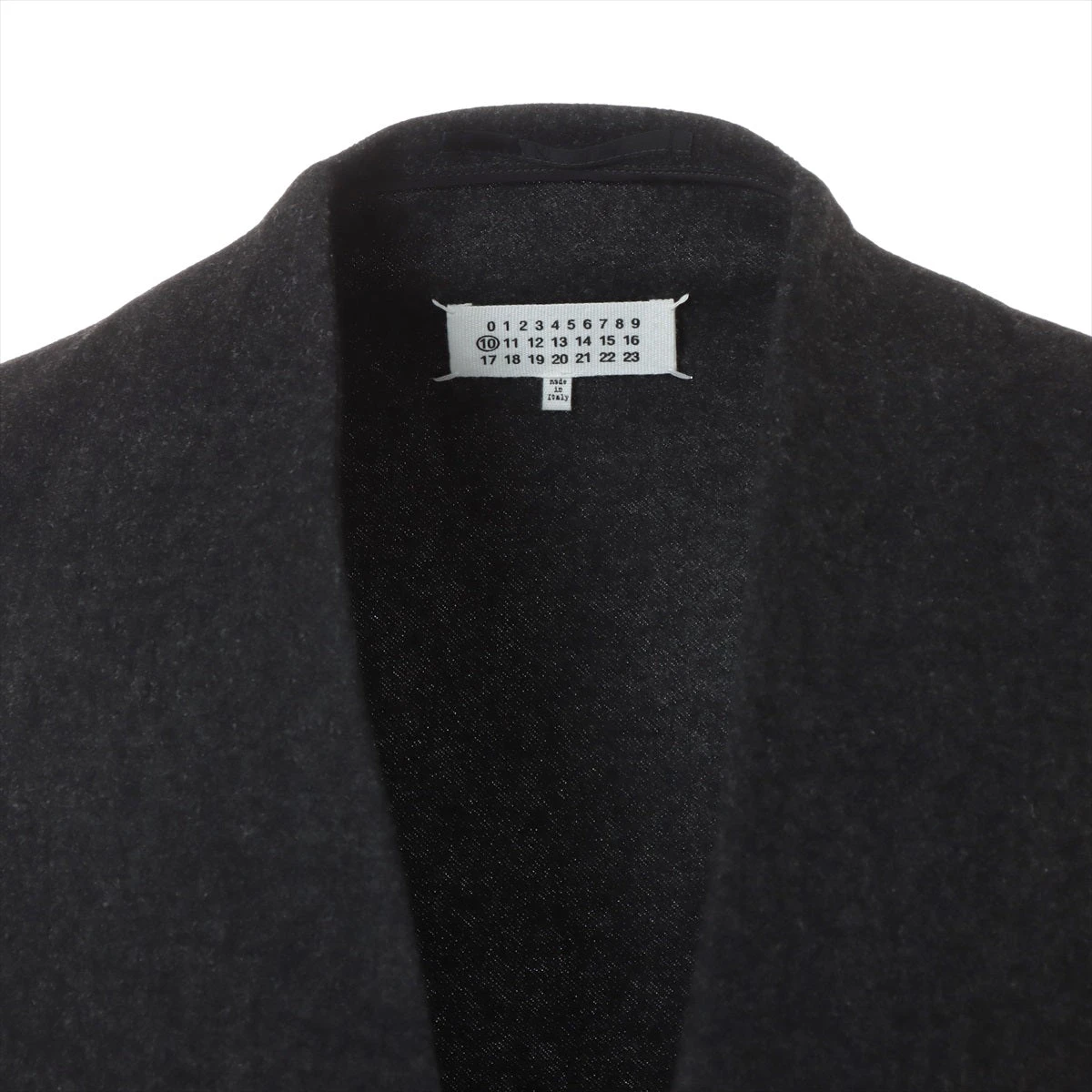 多様な メゾンマルジェラ 19AW ノーカラージャケット コットン×ウール ジャケット・アウター