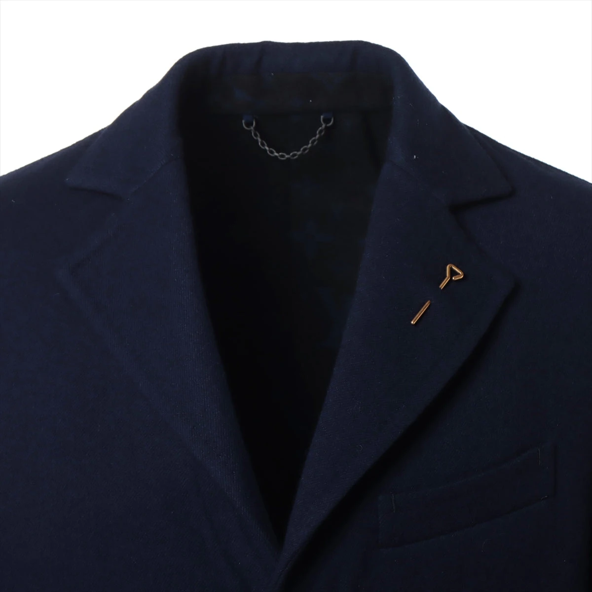 値下げします‼︎Louis Vuitton ダークネイビー チェスターコート Lui's チェスターコート コート ビーバーメルトンクラシック