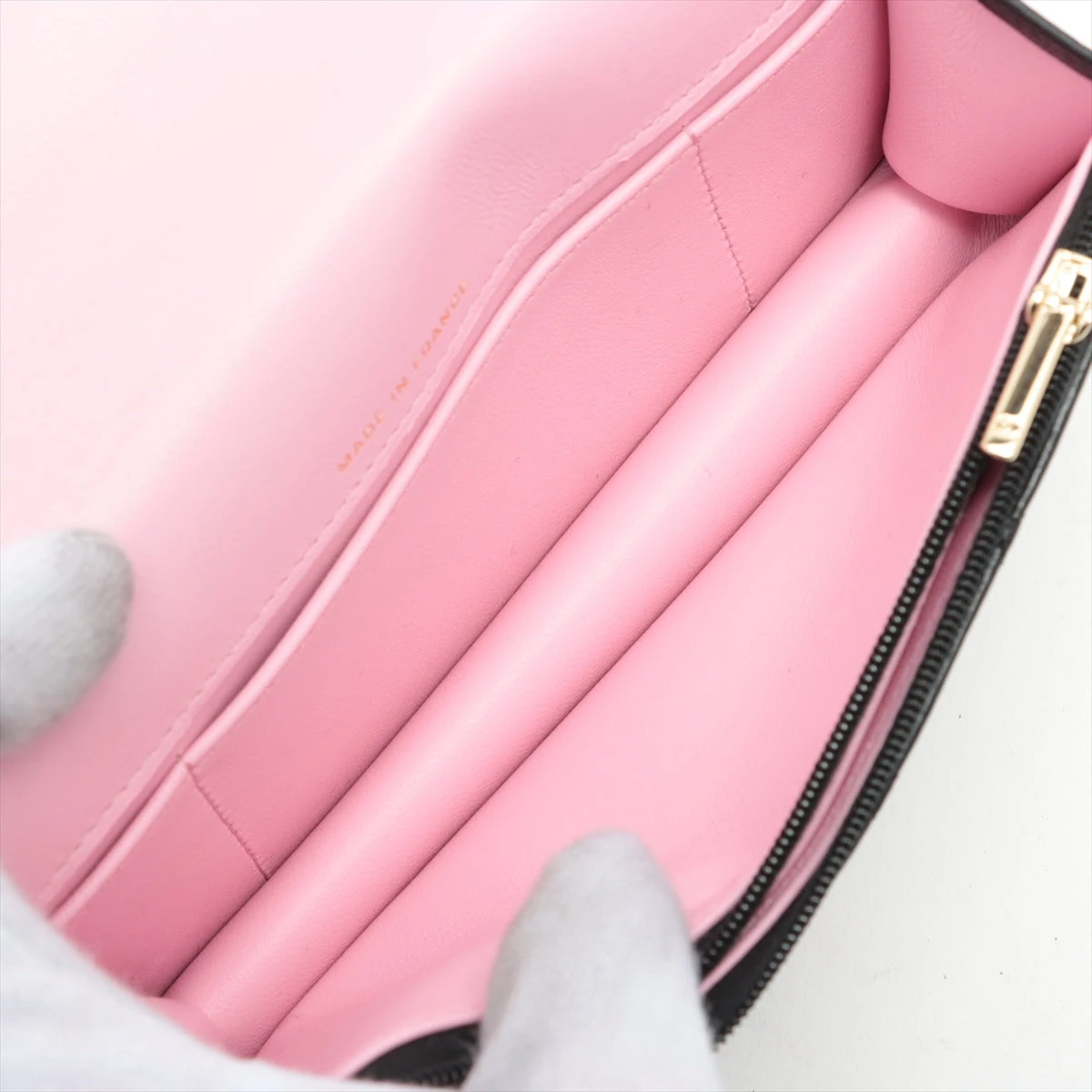 シャネル マトラッセ ラムスキン チェーンショルダーバッグ フォン