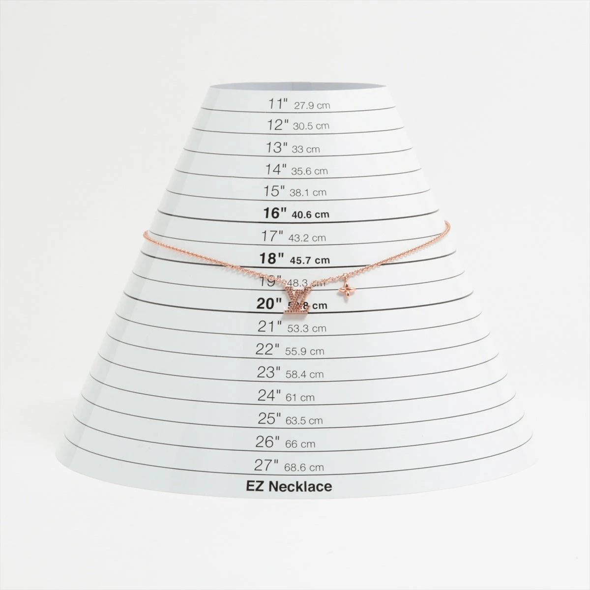 ヴィトン M00985 コリエLVアイコニック TE3272 ネックレス GP ピンク