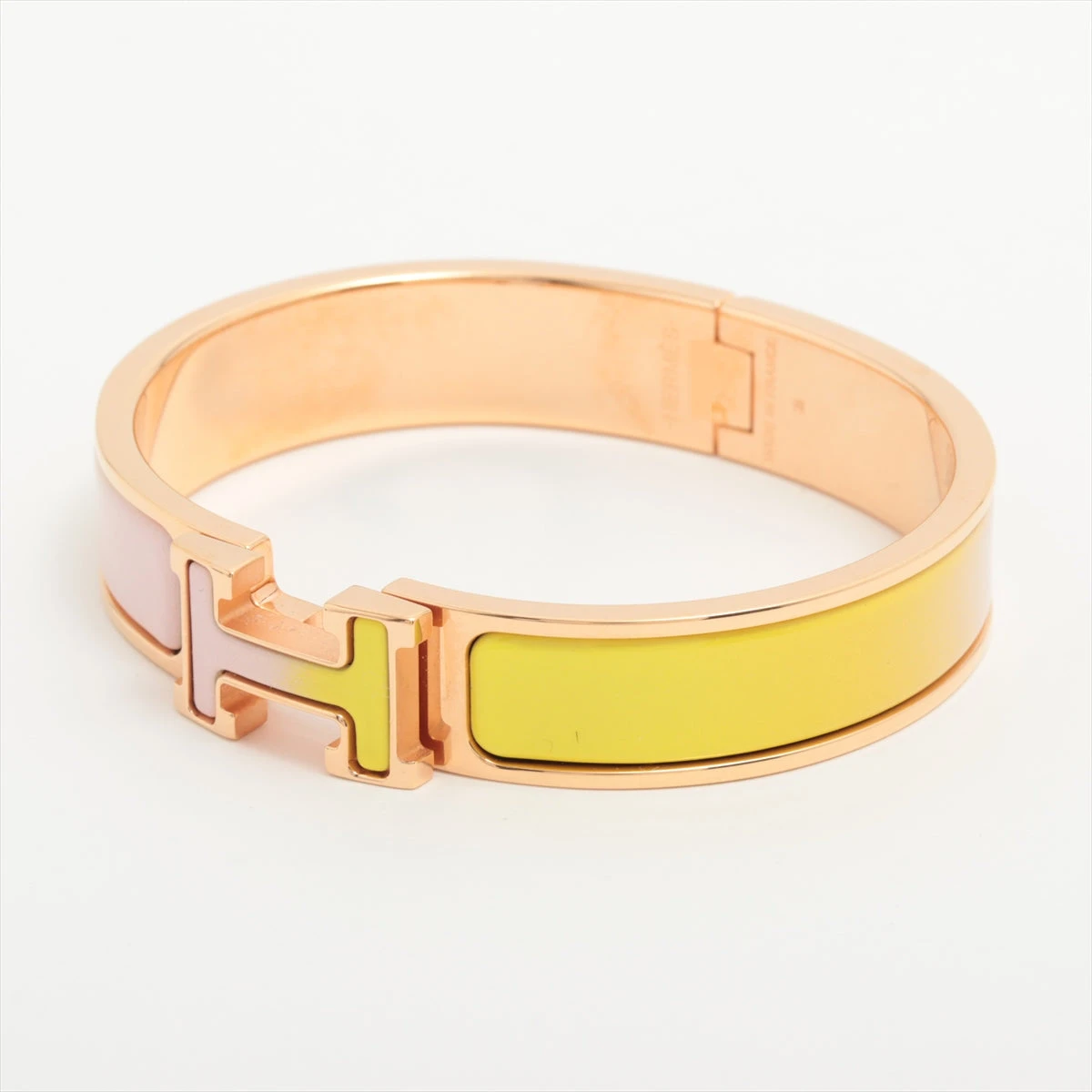 エルメス　ブレスレット(バングル)新品未使用 中古・古着通販】HERMES (エルメス) シルバー×レザーバングル