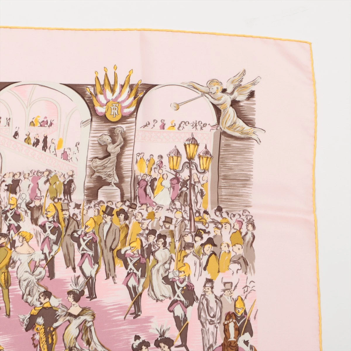 希少 極美品 HERMES エルメス カレ90 スカーフ SOIREE DE GALA