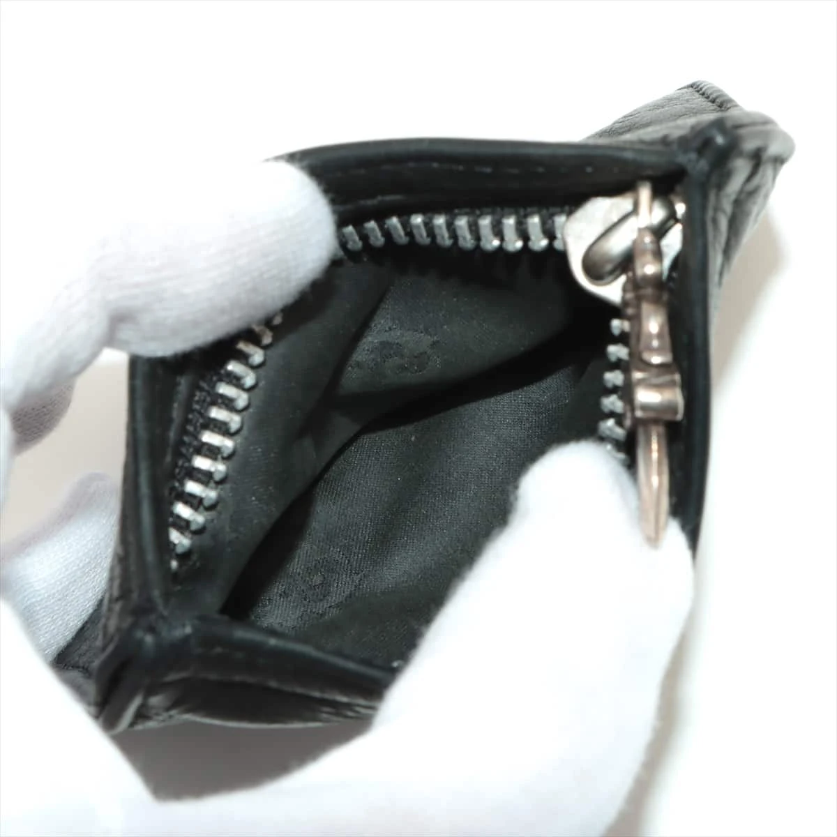 希少 クロムハーツ 機内用レザースリッパ 収納ケース付 希少 CHROME HEARTS クロムハーツ レザースリッパ | chromehearts