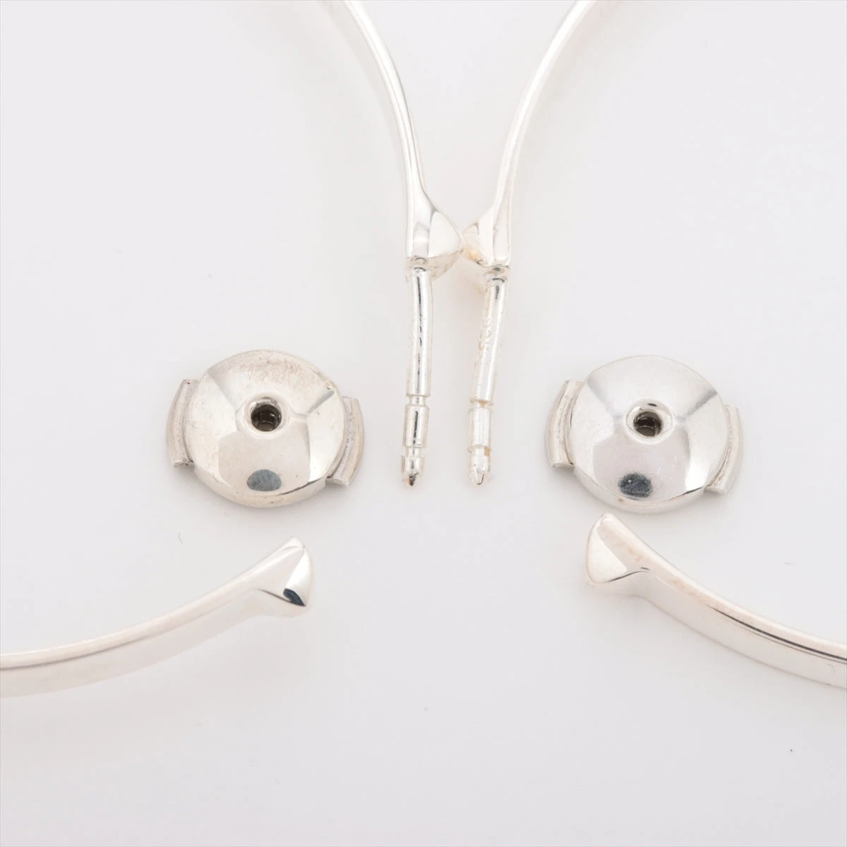 エルメス ピアス(両耳用) 925 8.9g シルバー クレオール ミニ クル