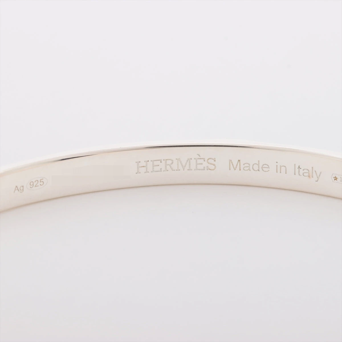 エルメス ピアス(両耳用) 925 8.9g シルバー クレオール ミニ クル