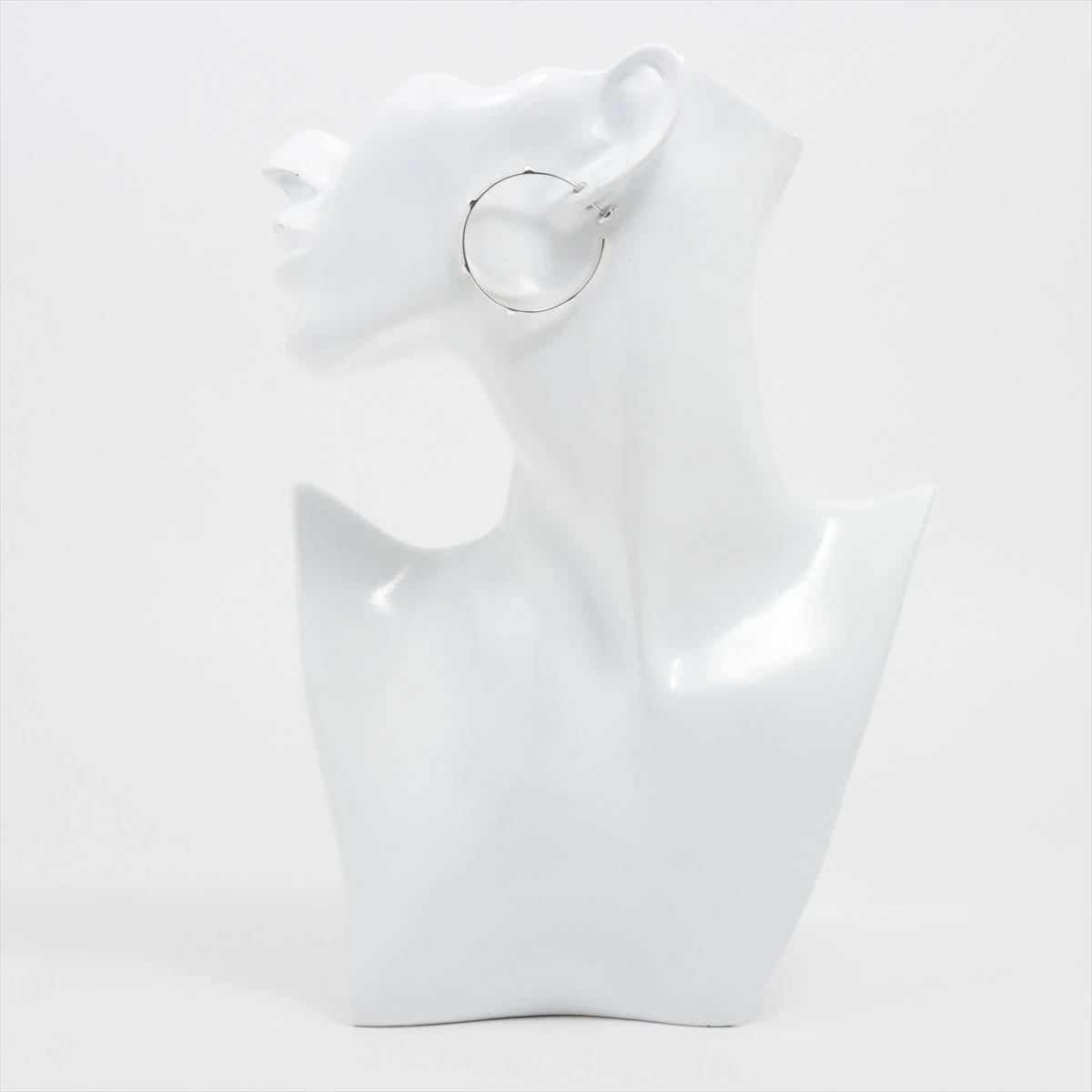 エルメス ピアス(両耳用) 925 8.9g シルバー クレオール ミニ クル