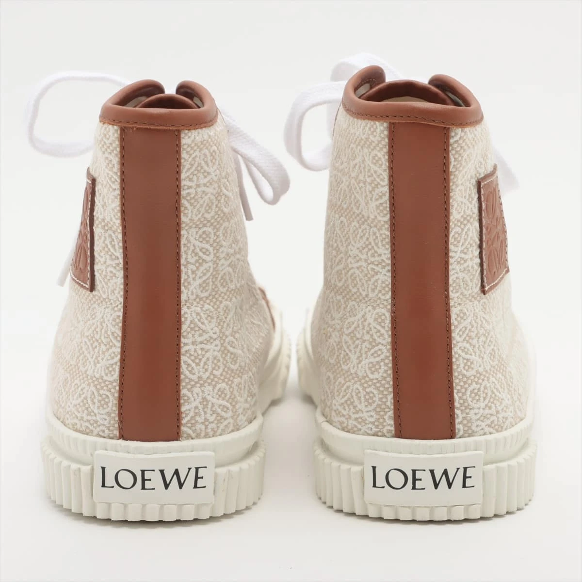 新品未使用☆LOEWE☆ ロエベ　キャンバススニーカー　アナグラム　37 LOEWE - ロエベ LOEWE スニーカー ローカット アナグラム
