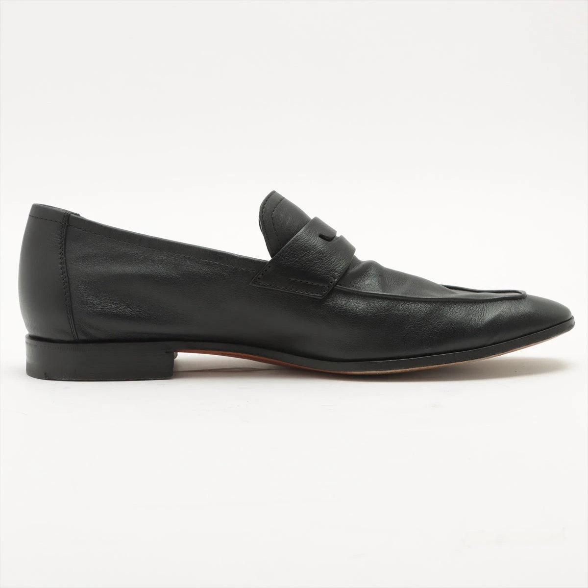 ベルルッティ レザー ローファー 7 1/2 メンズ ブラック ロレンツォ