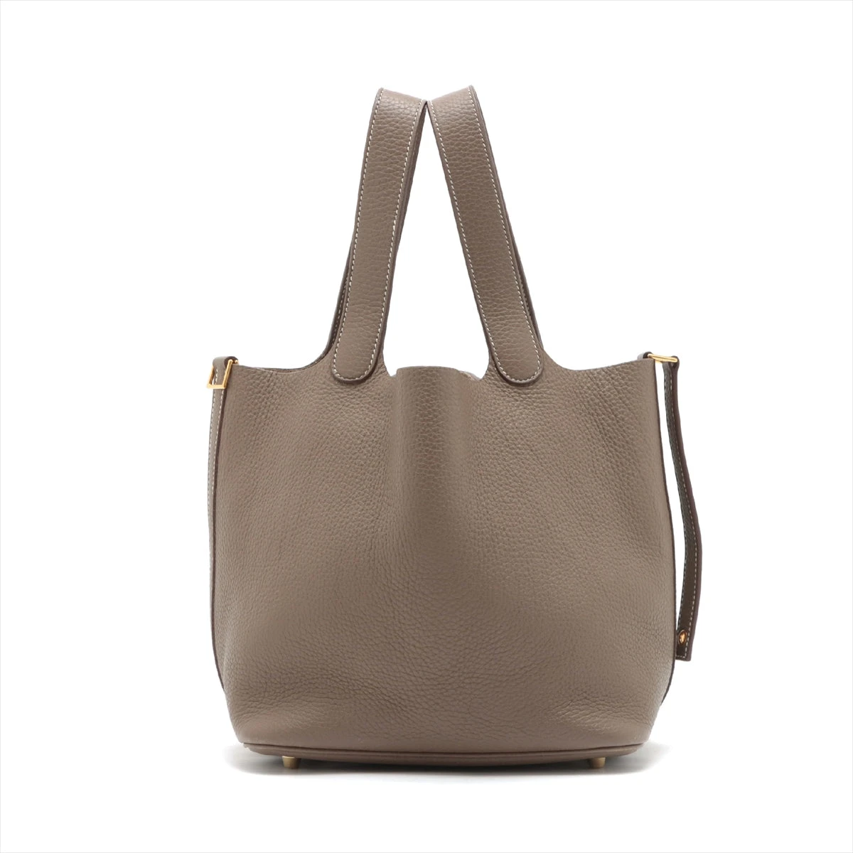 エルメス ピコタンMM トリヨンクレマンス エトゥープ ゴールド金具 A:2017年