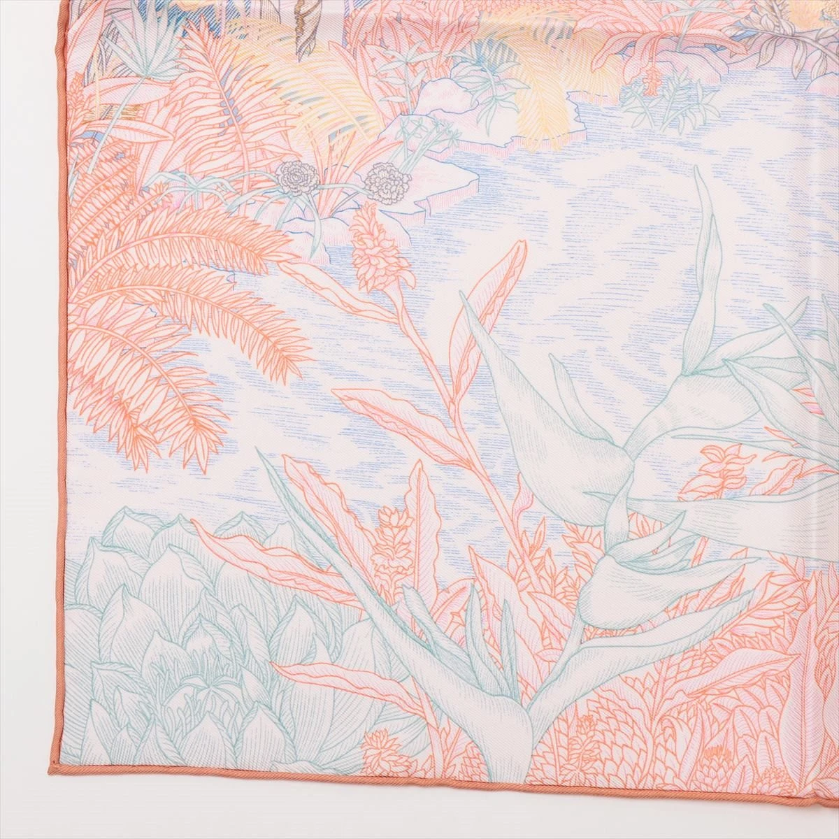 ⭐️タグ付き新品未使用品⭐️ エルメス フォーブル トロピカル　カレ45 エルメス カレ45 FAUBOURG TROPICAL フォーブルトロピカル