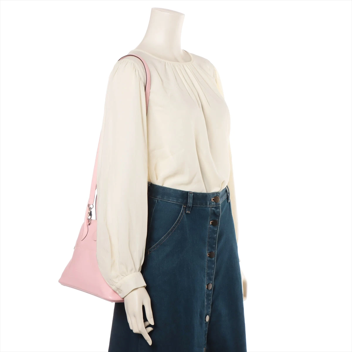 エルメス ボリード27 ヴォースイフト ローズサクラ シルバー金具 X 