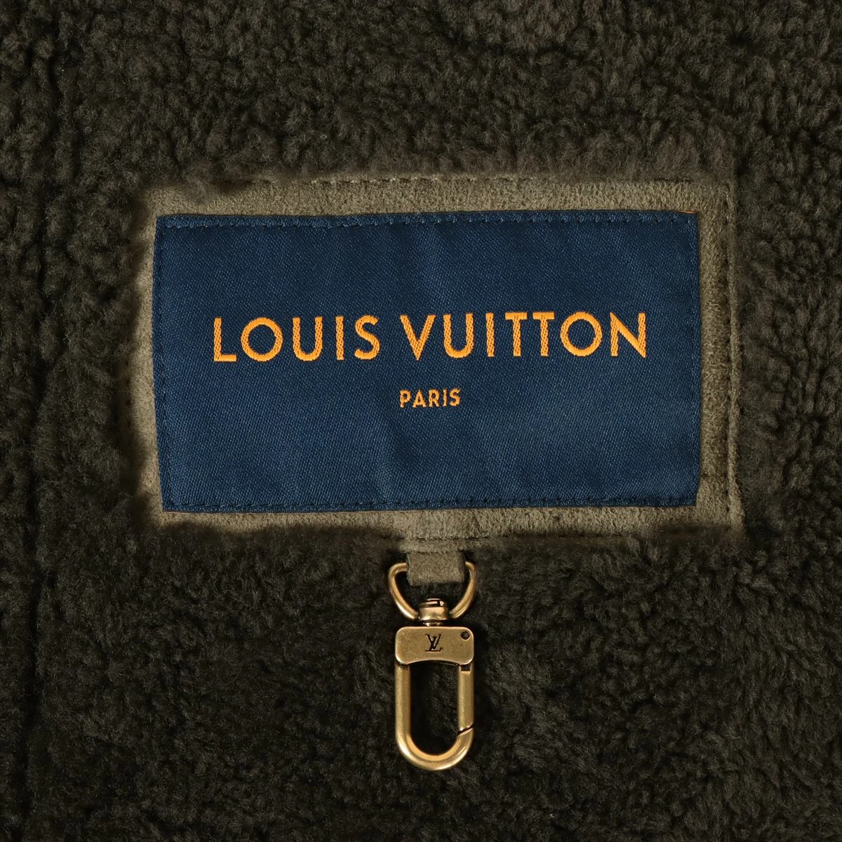 ヴィトン 22SS シアリング ジャケット 50 メンズ カーキ