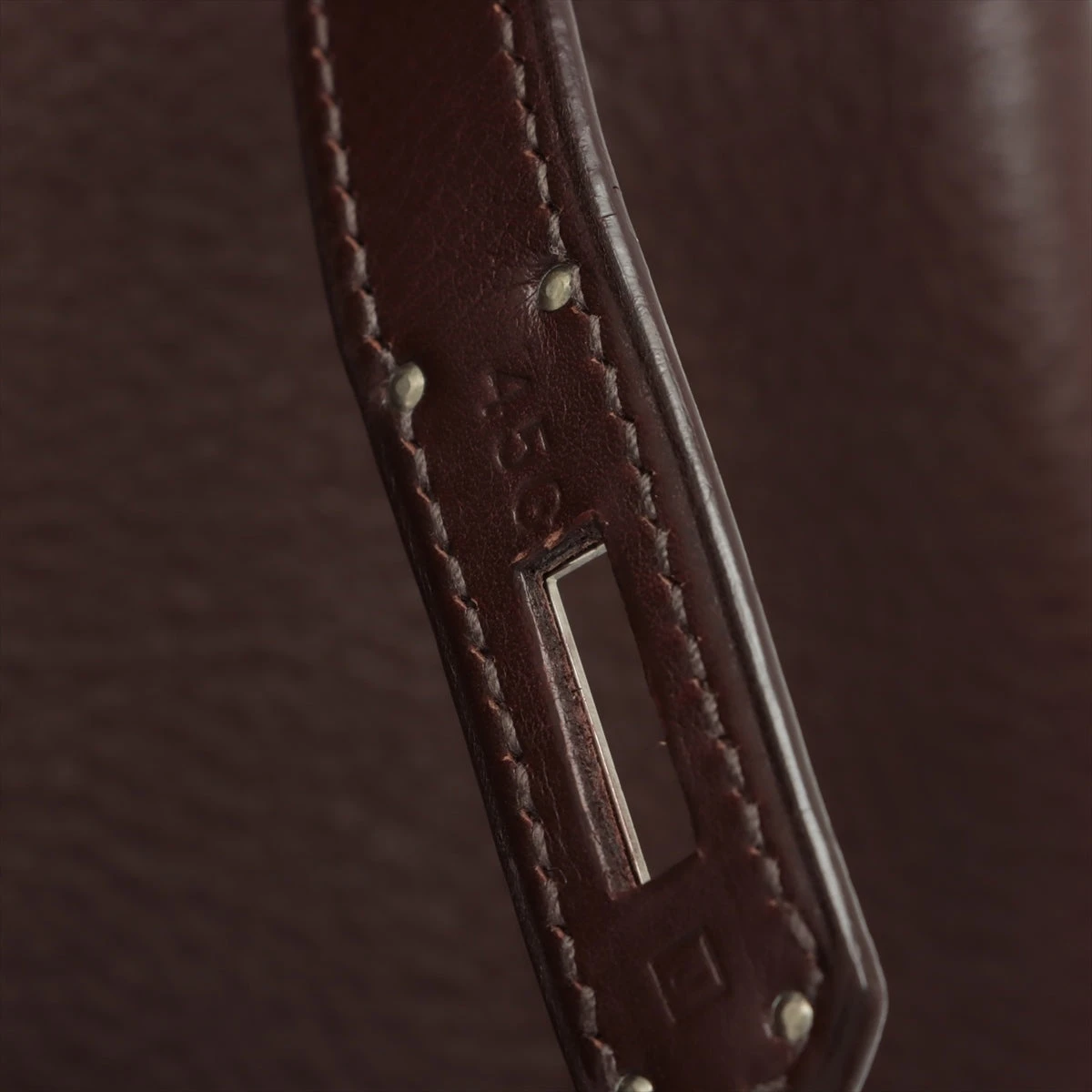 エルメス バーキン35 トリヨンクレマンス ショコラ シルバー金具 □J 