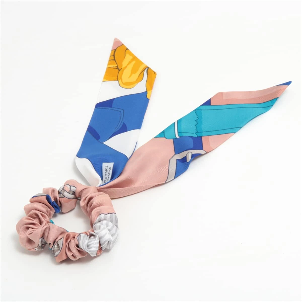 【新品】HERMES ピンク シュシュ HERMES エルメス ヘアアクセサリー シュシュ ベッラ ヘアゴム