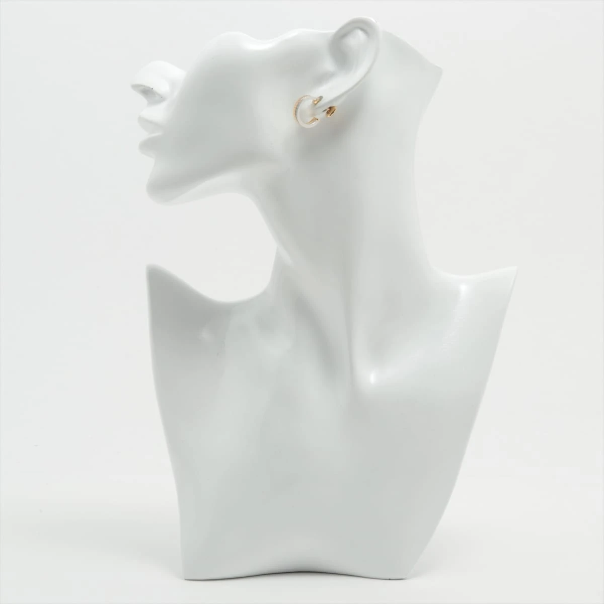 ブシュロン キャトル ラディアント ダイヤ ピアス 750(YG×WG) 5.4g