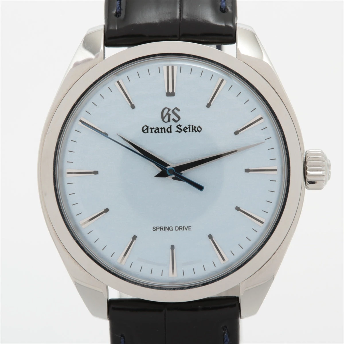グランドセイコー SBGY007 SS×革 手巻き 青文字盤 エレガンス  
