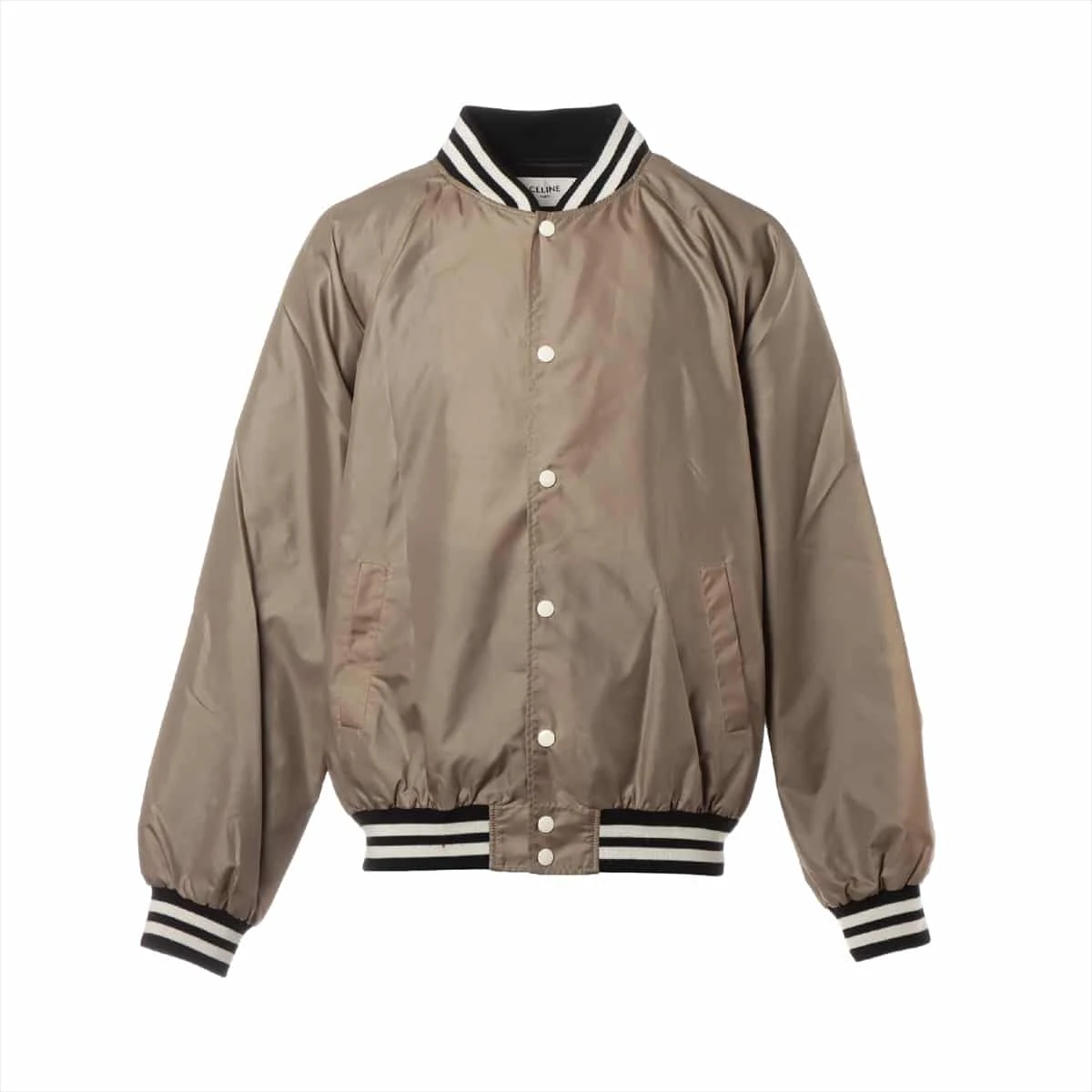 セリーヌ ポリエステル×ナイロン ジャケット 54 メンズ ベージュ  