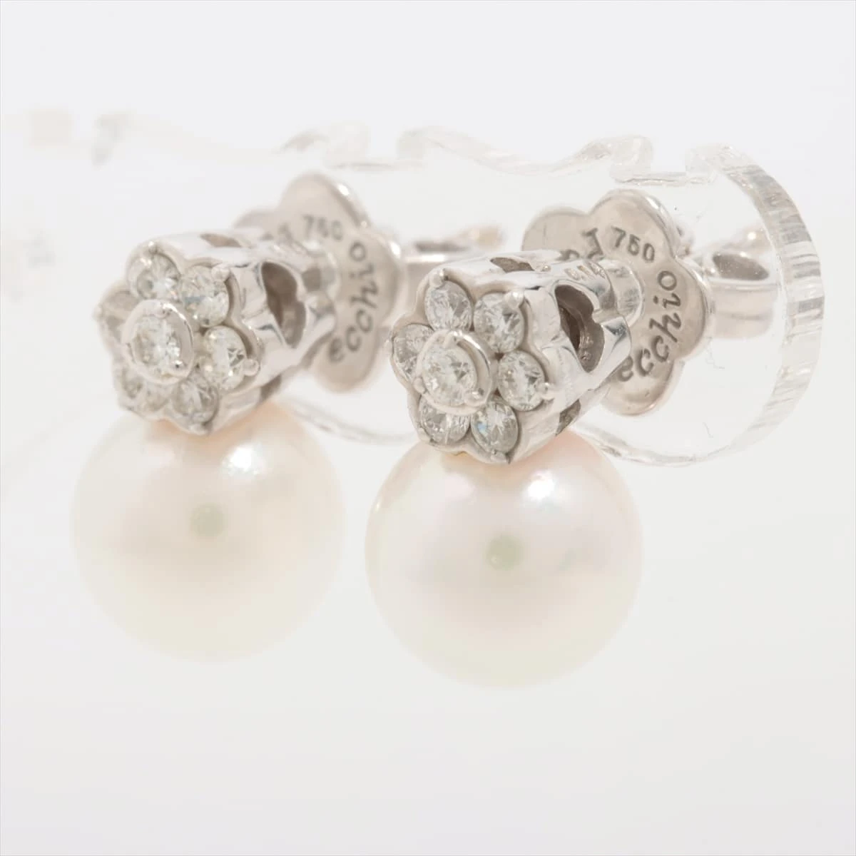 ポンテヴェキオ ホワイトパール×ダイヤピアス 【公式通販】
