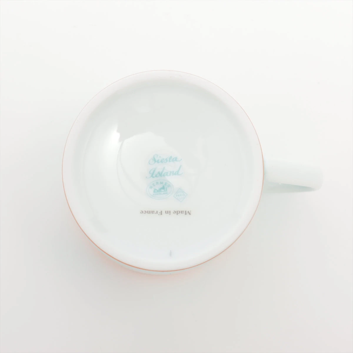 エルメス シエスタアイランド マグカップ 陶器 ブルー A1964946｜中古