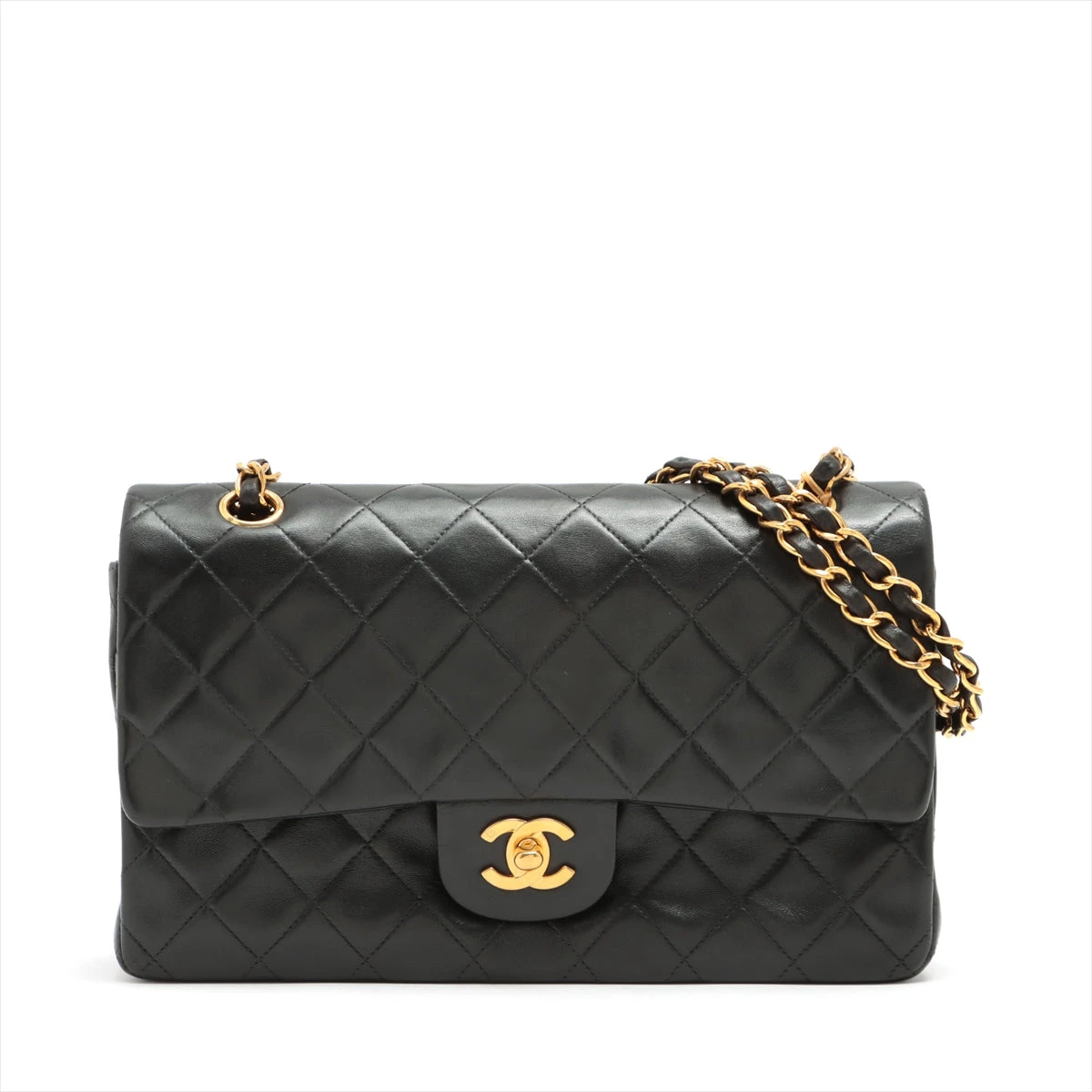CHANEL シャネル　マトラッセ　パース　ラムスキン シャネル マトラッセ ラムスキン ダブルフラップ ダブルチェーンバッグ