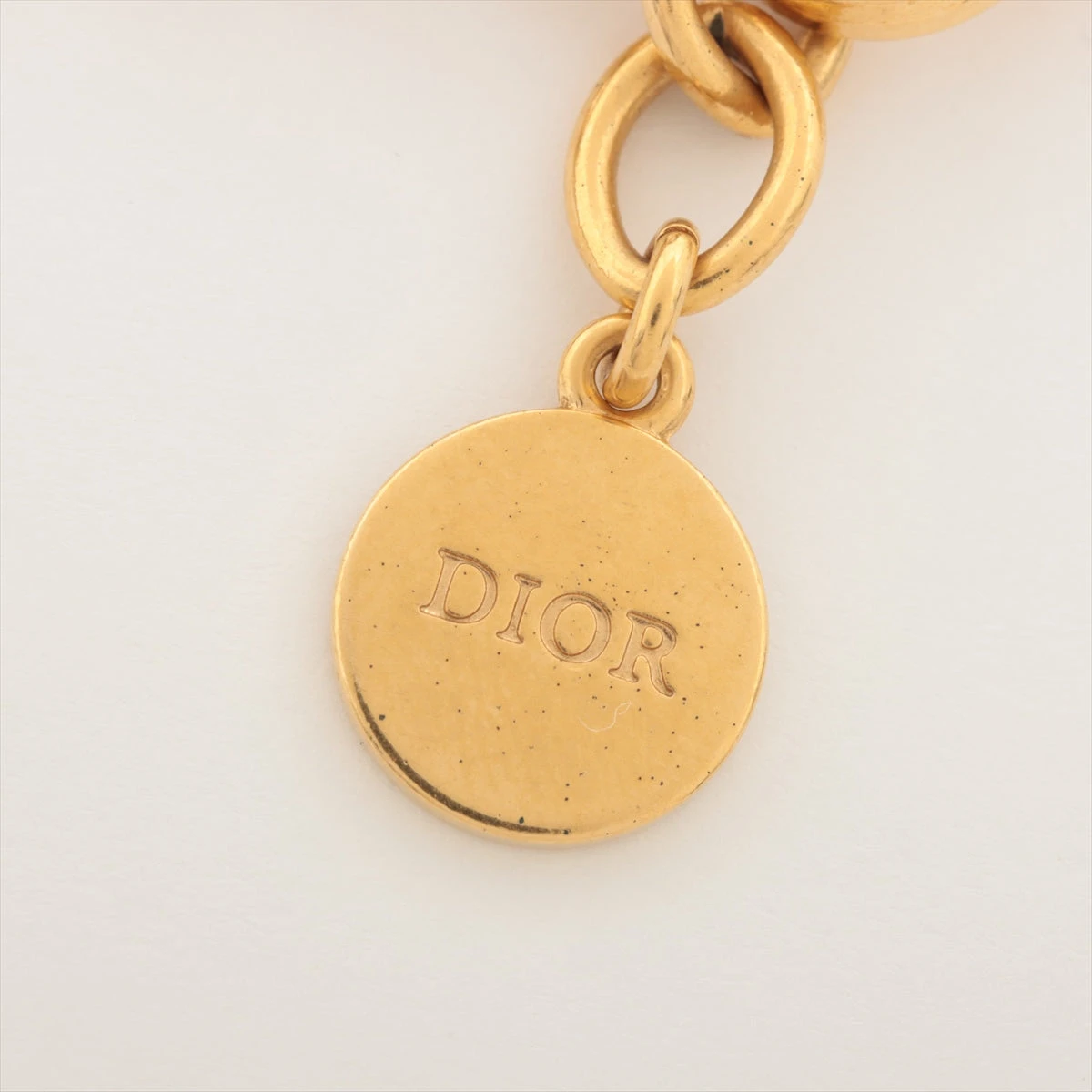 Dior Petit CD プチCD ブローチ GP×ラインストーン ゴールド クリスチャンディオール Petit CD プチCD ブローチ GP×ライン