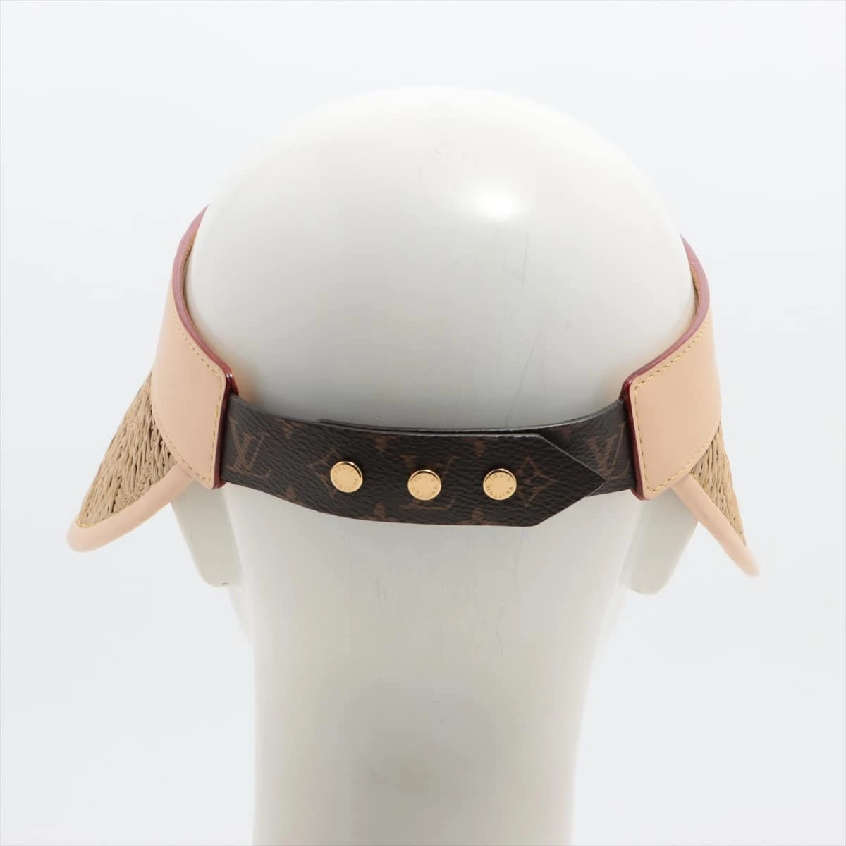 ヴィトン M70760 CX0197 サンバイザー ポリエステル ベージュ RA015642