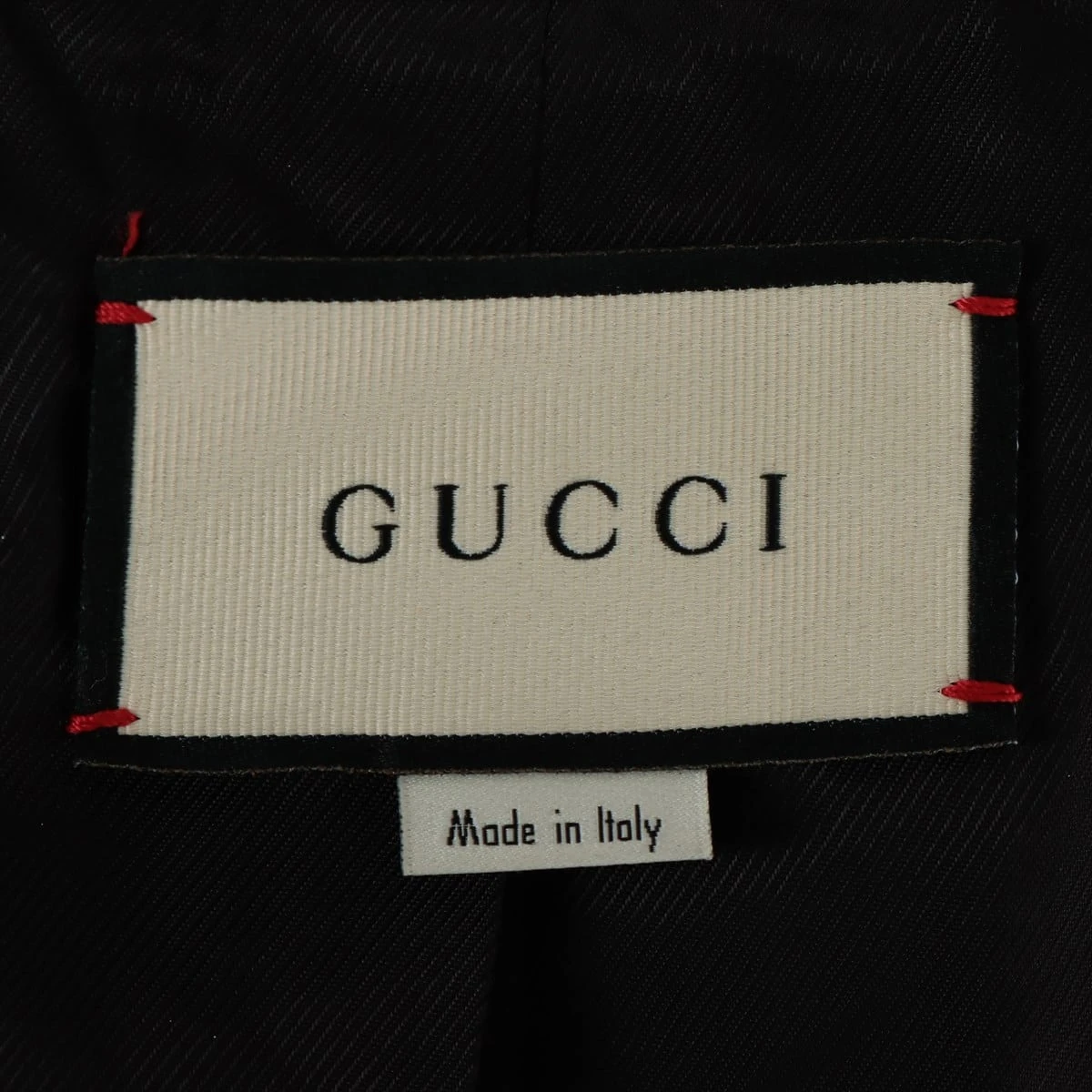 グッチ 19年 コットン×ウール ロングコート 36 レディース