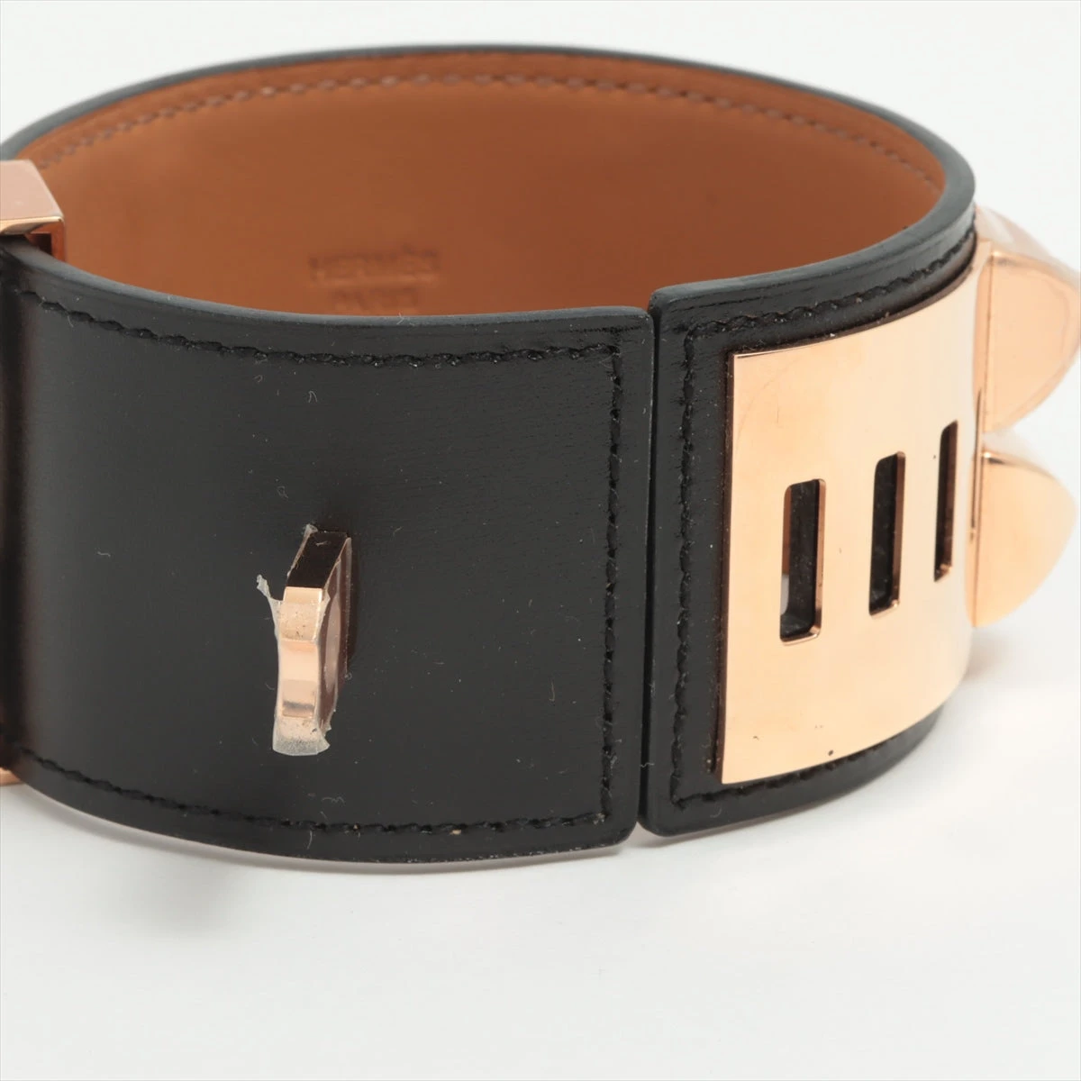新品未使用 エルメス ブレスレット コリエドシアン24 ボックスカーフ ブラック HERMES エルメス ブレスレット コリエドシアン (CDC) #XS 黒