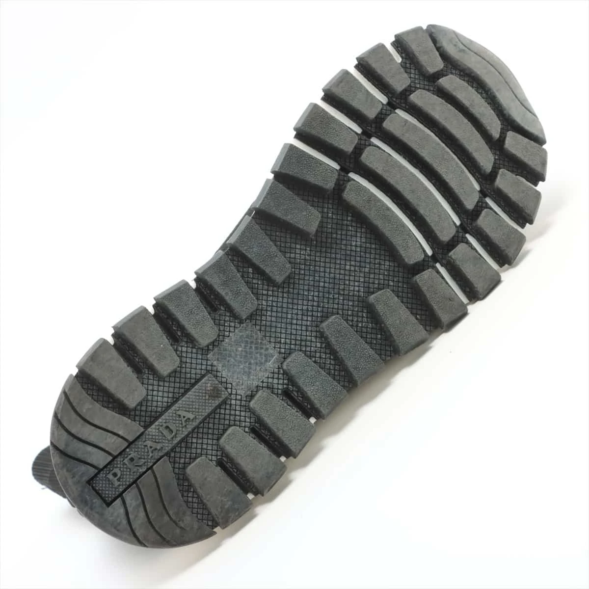 プラダ ニット ハイカットスニーカー 36.5 レディース ブラック 1T715L 