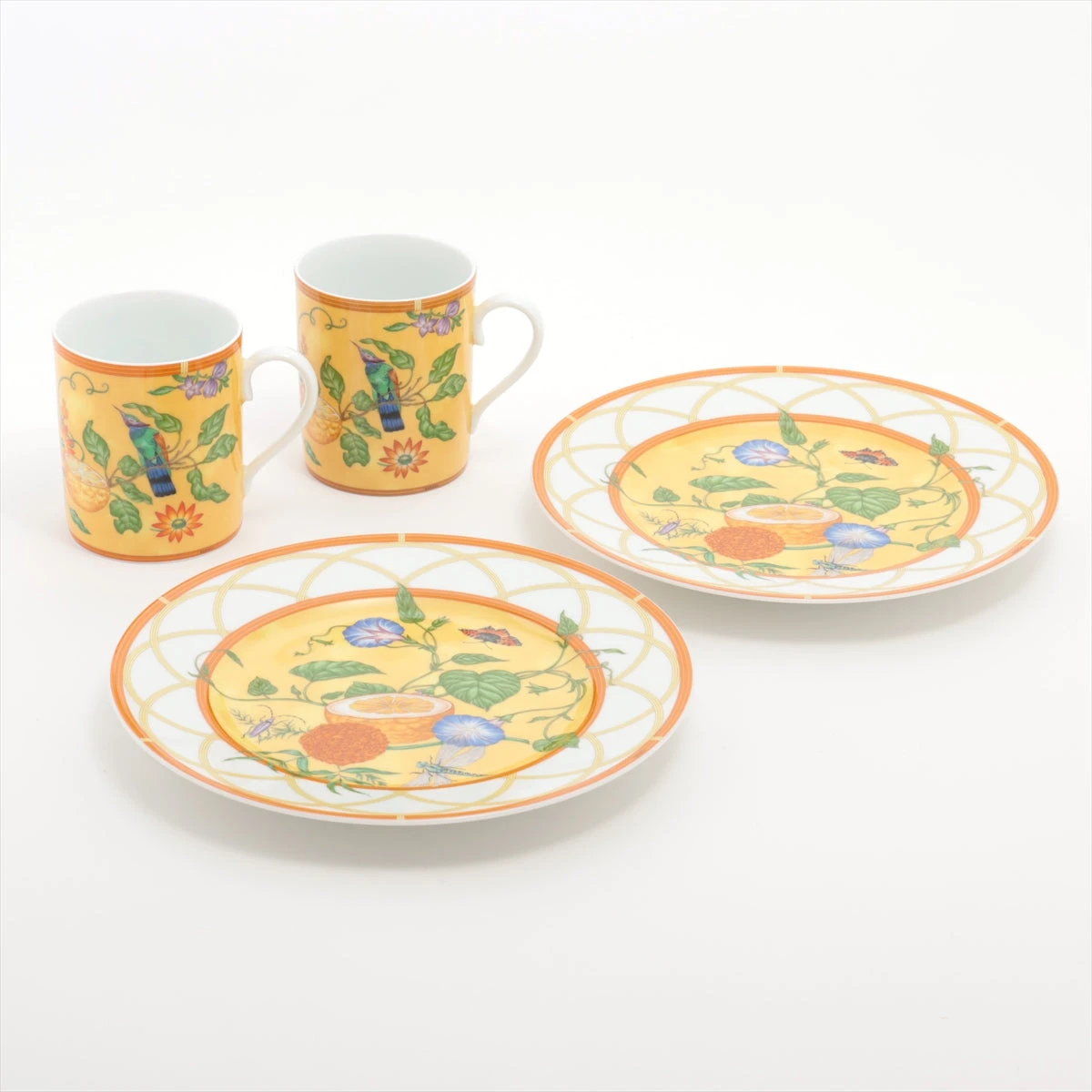 エルメス シエスタアイランド マグカップ 陶器 イエローゴールド